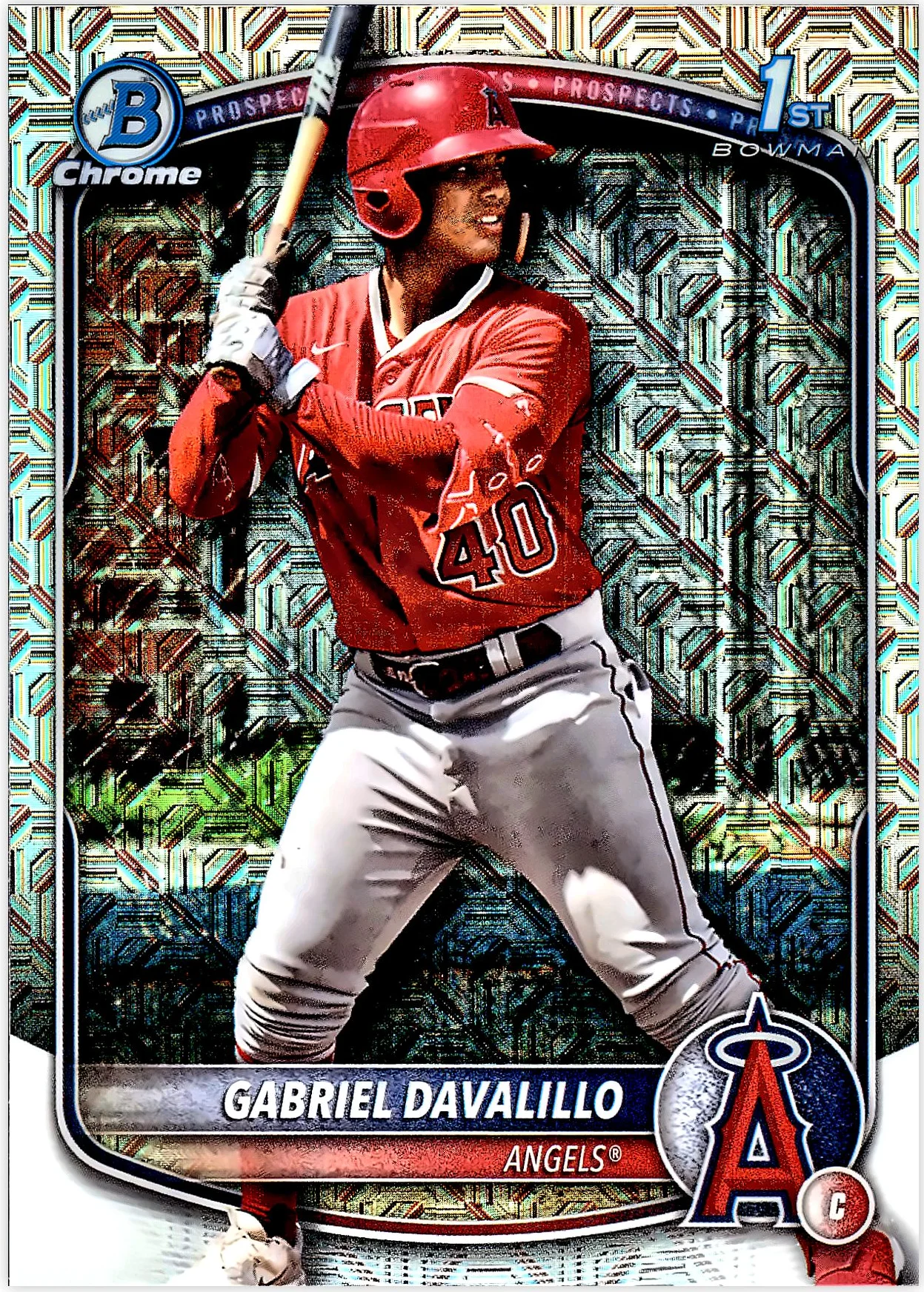 Gabriel Davalillo 2025 Bowman Chrome #BCP-178 Prospects Mojo baseball card - Front