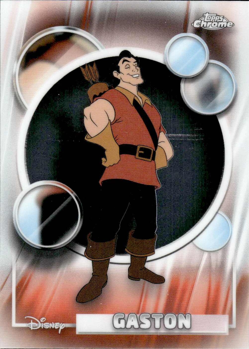 Gaston #37 2026 Topps Chrome Disney trading card - Front