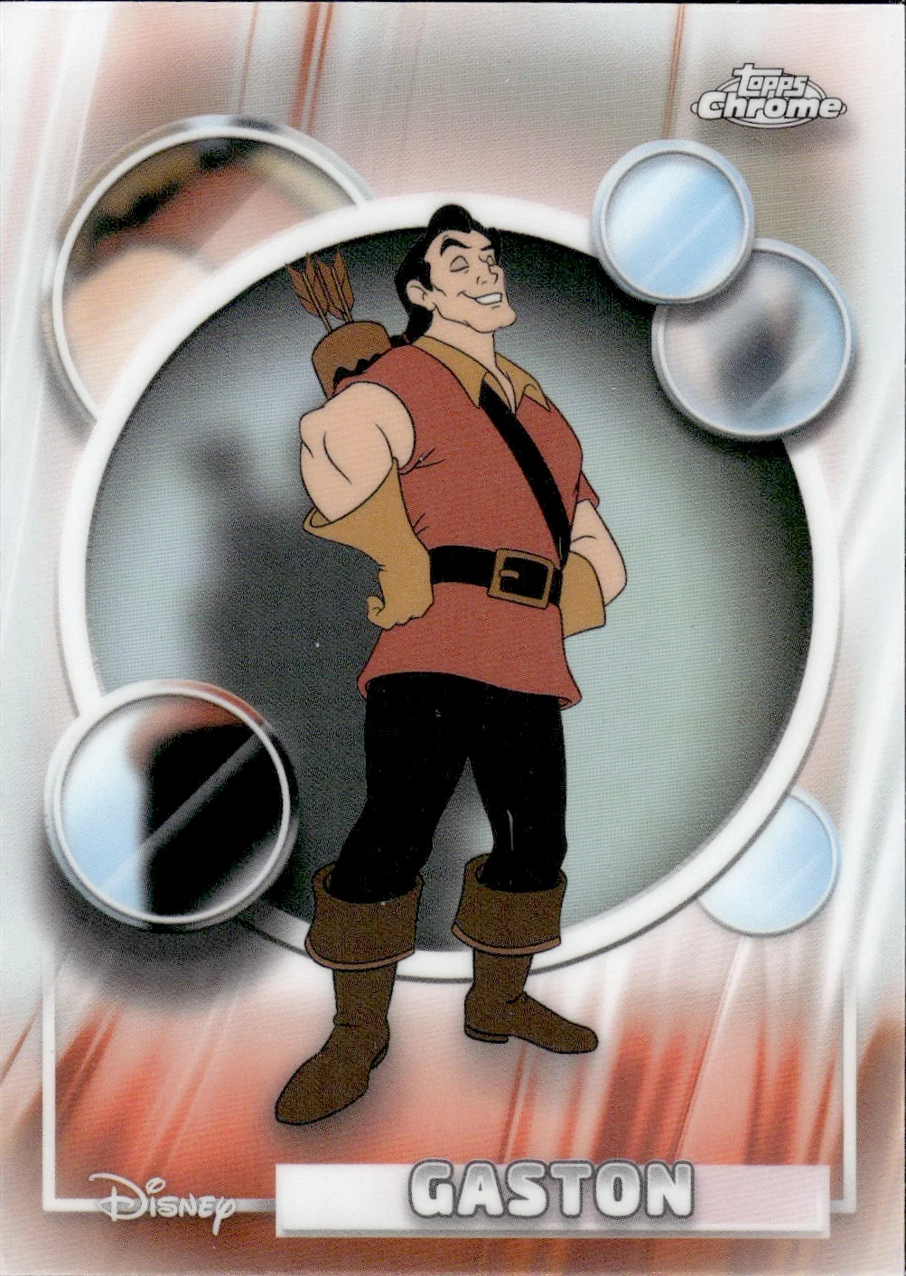 Gaston #37 Refractor 2026 Topps Chrome Disney trading card - Front