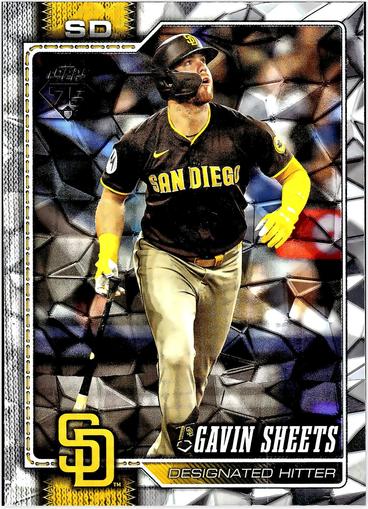 Gavin Sheets 2026 Topps #216 Diamante Foil baseball card - Front