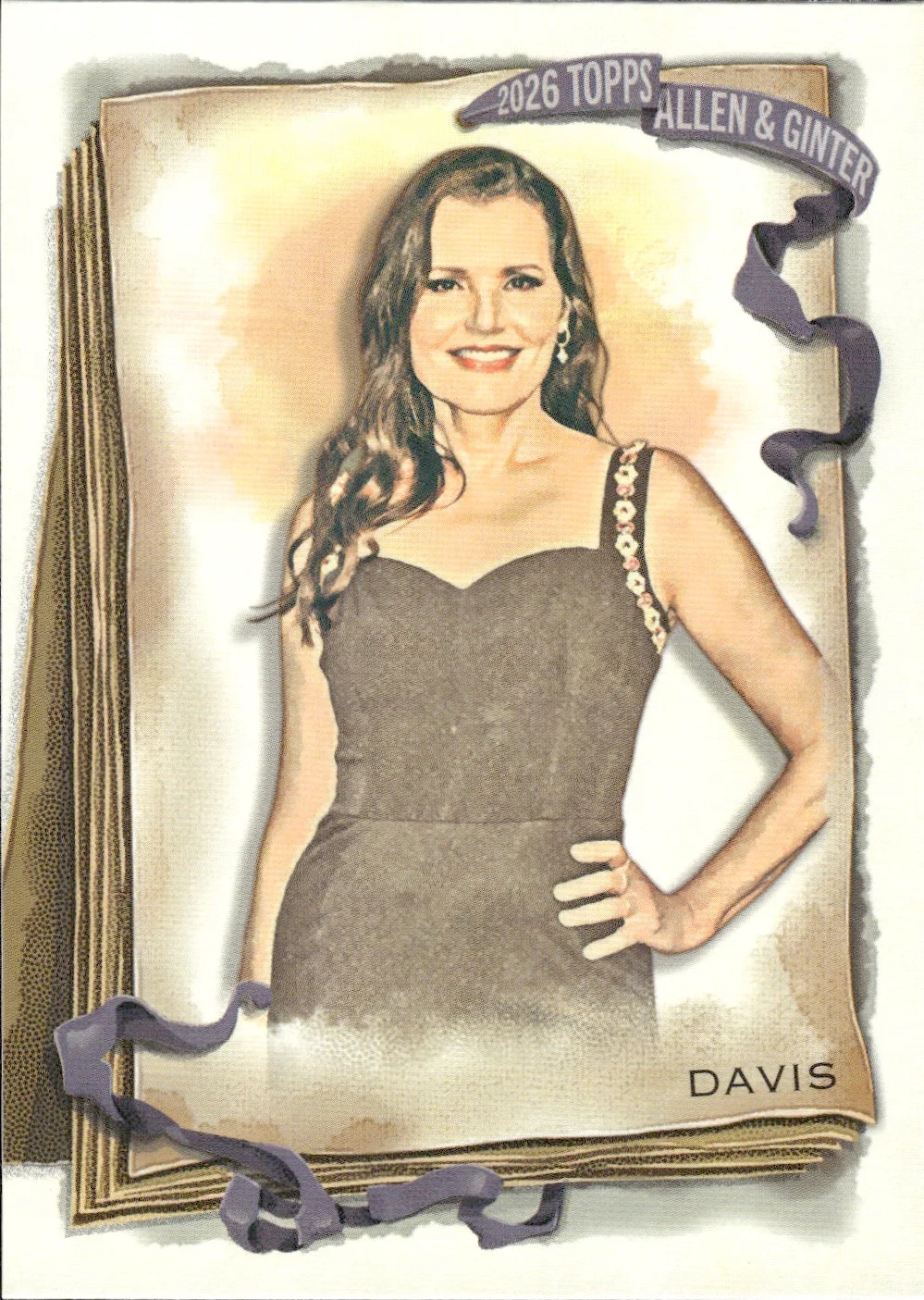 Geena Davis #179 2026 Topps Allen & Ginter The World's Champions trading card - Front