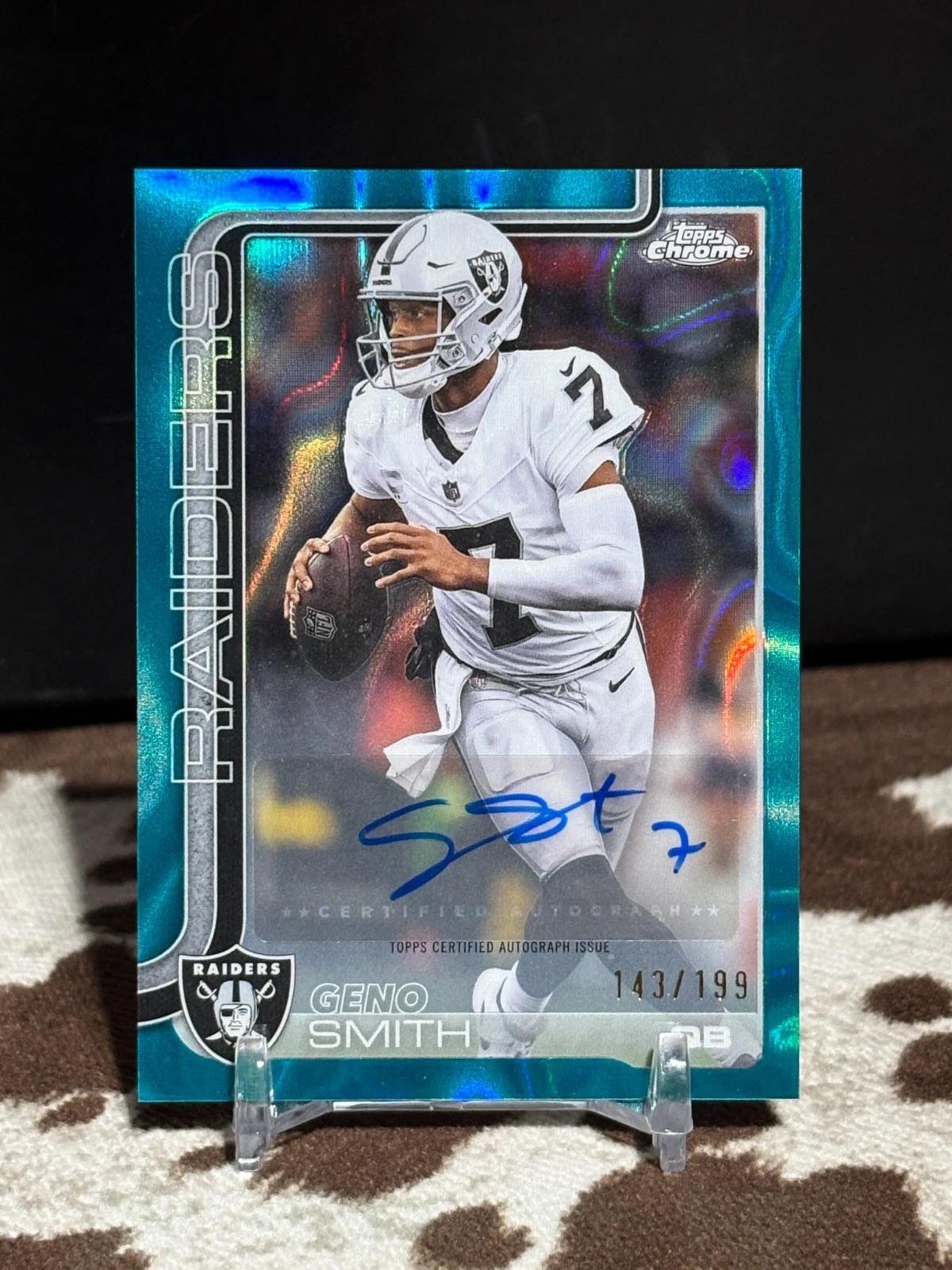 Geno Smith 2025 Topps Chrome Football card