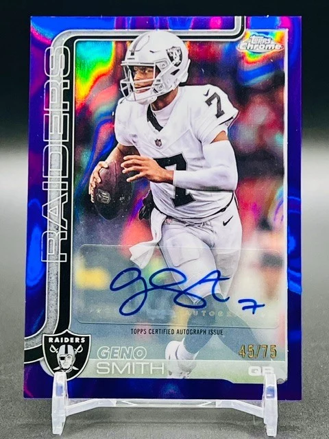 Geno Smith 2025 Topps Chrome Football card