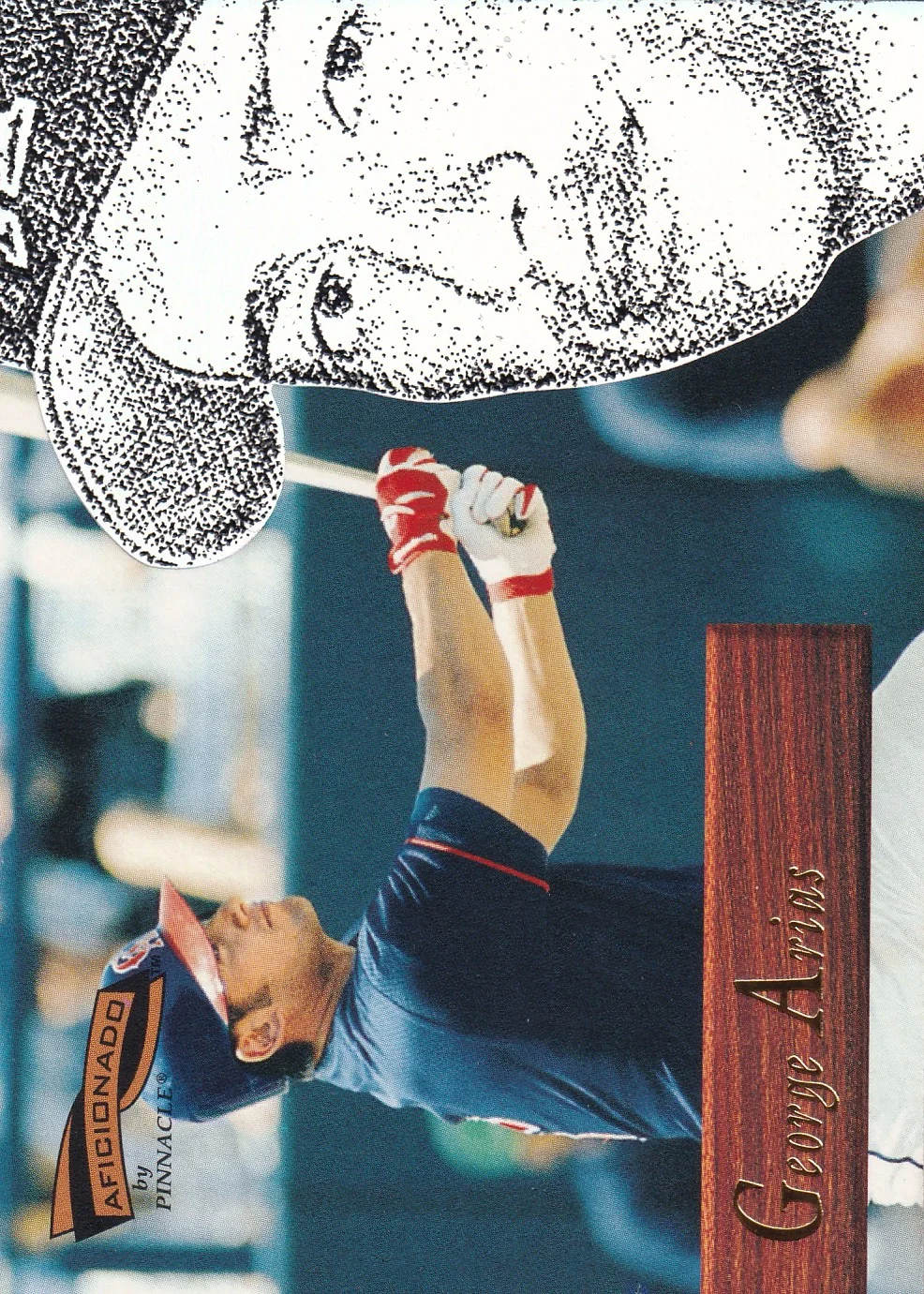 George Arias 1996 Pinnacle Aficionado #161 Artist's Proofs baseball card - Front