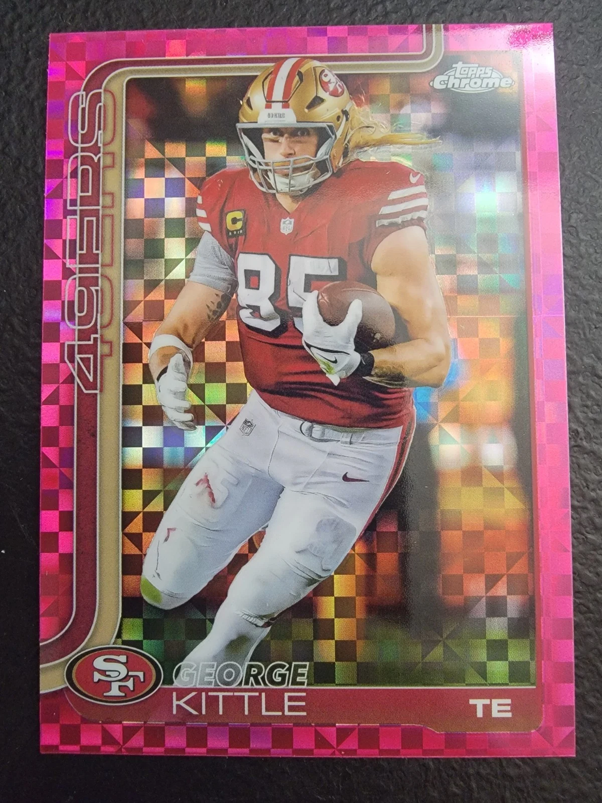 George Kittle 2025 Topps Chrome Football card