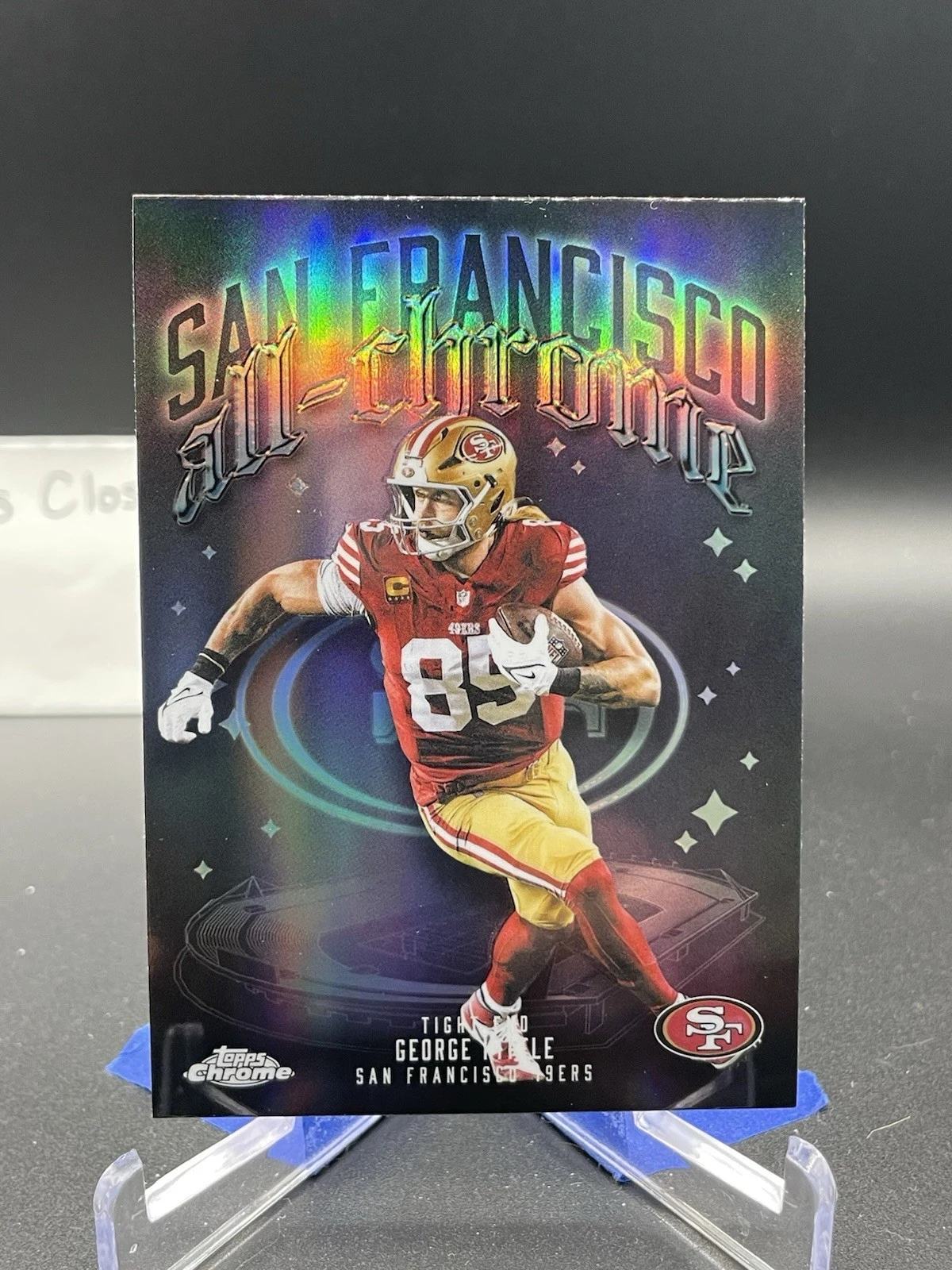 George Kittle 2025 Topps Chrome Football card