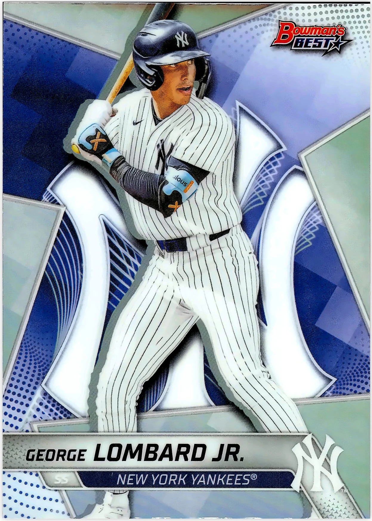 George Lombard Jr. 2025 Bowman's Best #TP-23 Refractors baseball card - Front