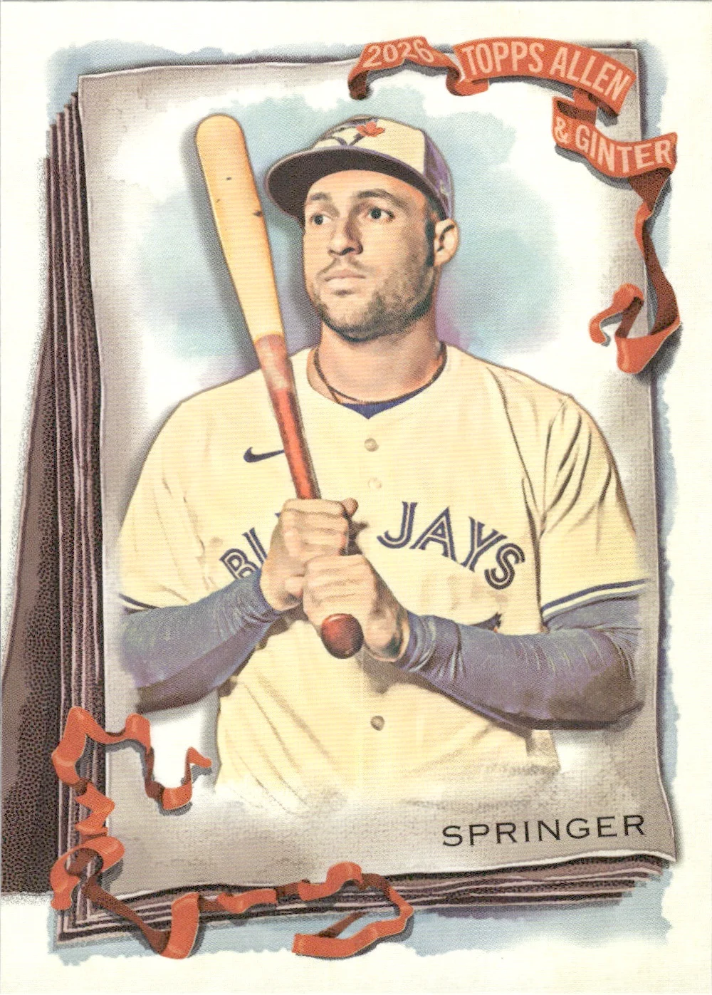 George Springer #138 2026 Topps Allen & Ginter trading card - Front
