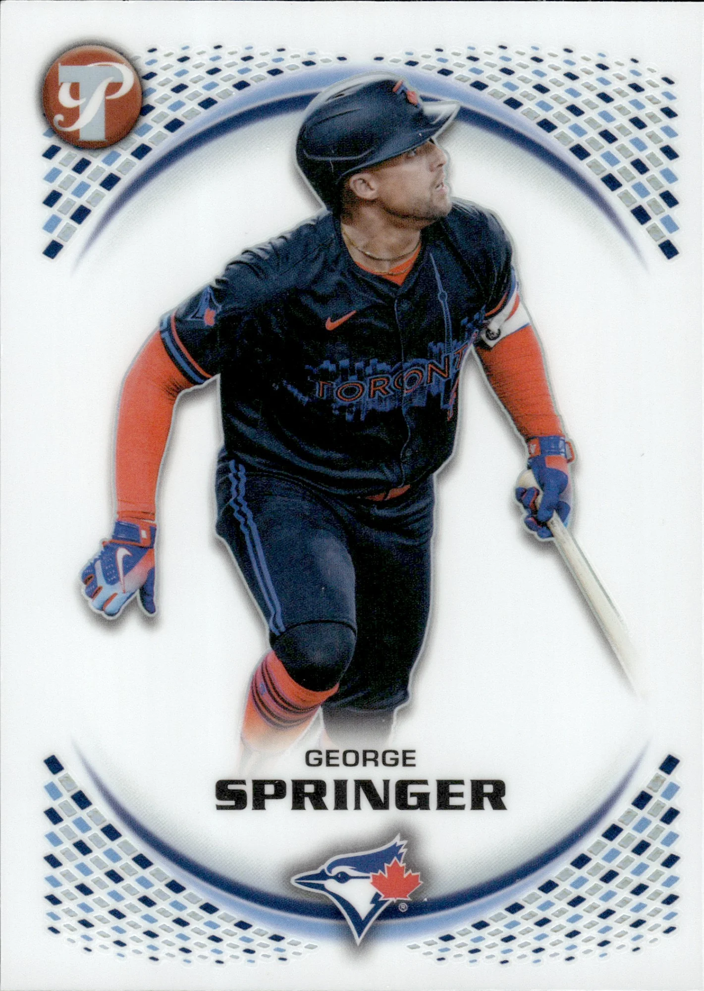 George Springer #154 Refractor 2026 Topps Pristine Baseball baseball card - Front