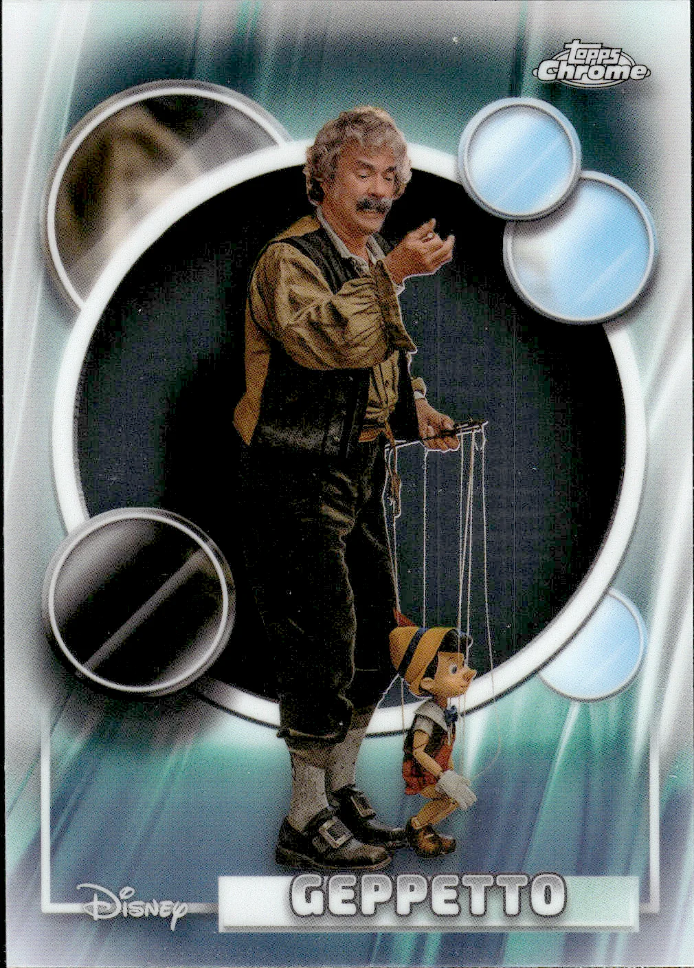 Geppetto #96 2026 Topps Chrome Disney trading card - Front