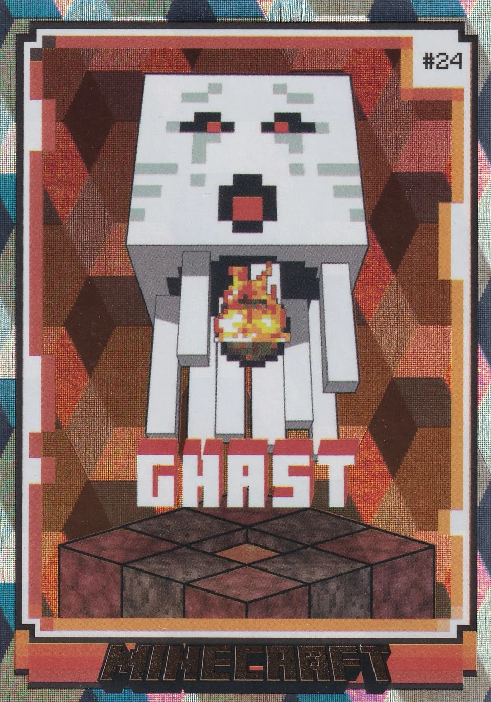 Ghast 2024 Panini Minecraft #24 Cubic Parallel trading card - Front
