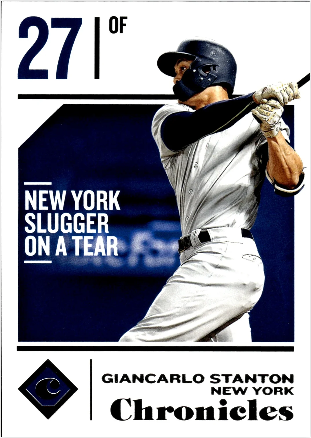 Giancarlo Stanton 2018 Panini Chronicles #8 baseball card - Front