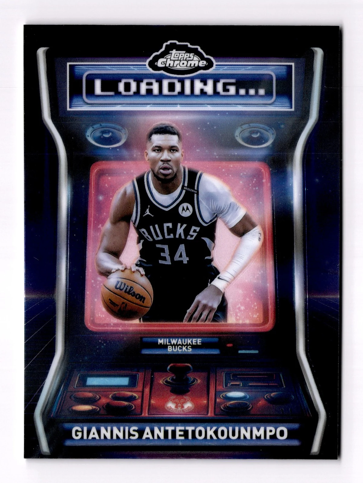 Giannis Antetokounmpo 2025 Topps Chrome Basketball card
