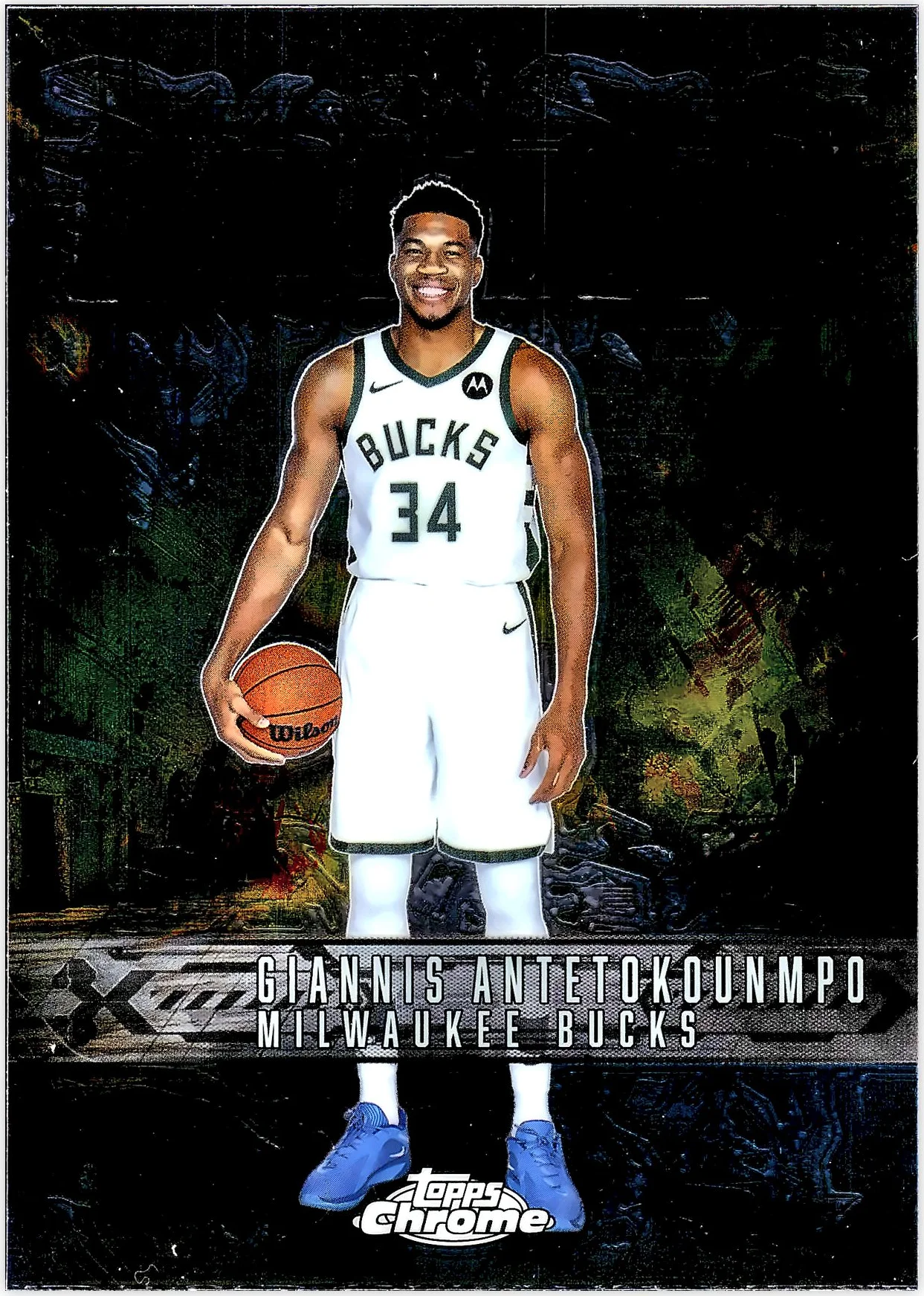 Giannis Antetokounmpo 2025-26 Topps Chrome #BD-4 Ball of Duty basketball card - Front
