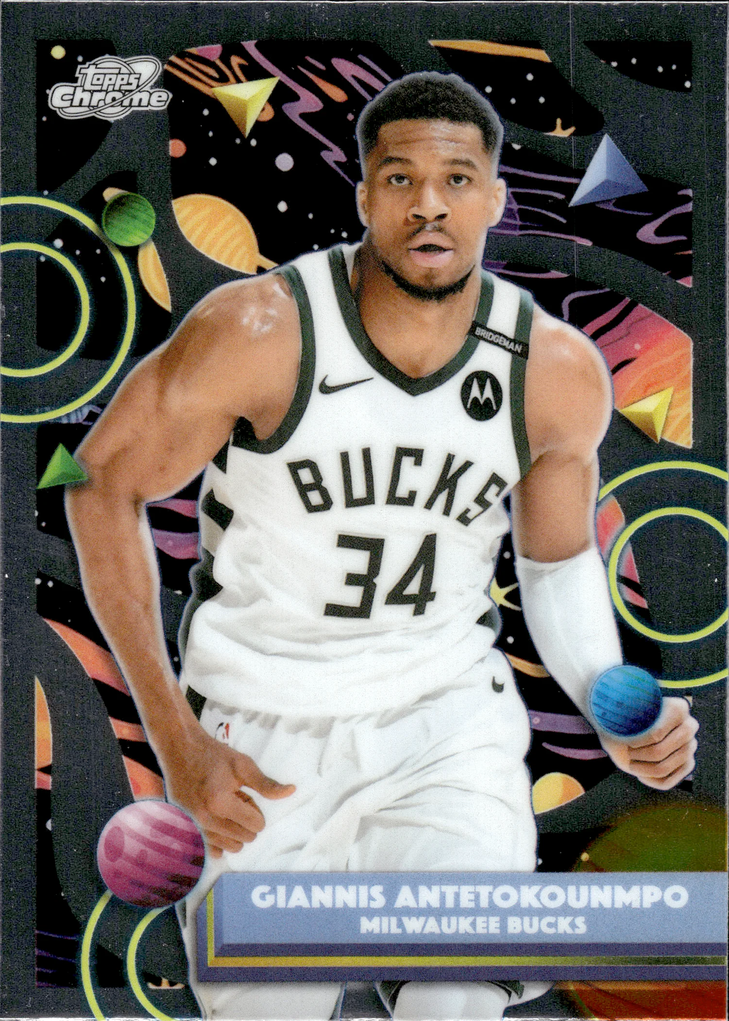 Giannis Antetokounmpo #190 2026 Topps Cosmic Chrome Basketball basketball card - Front