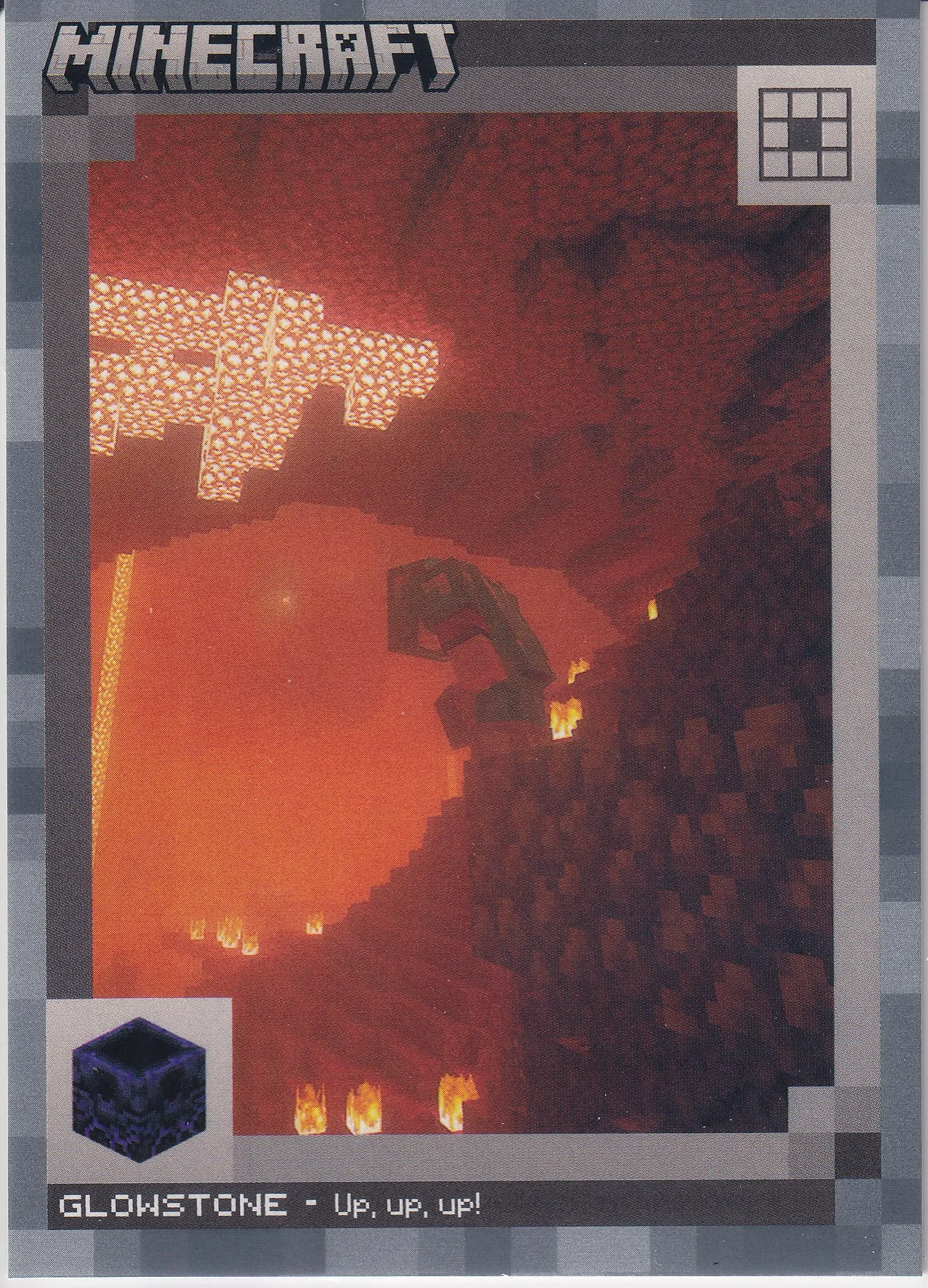 Glowstone 2024 Minecraft #167 Stone trading card - Front
