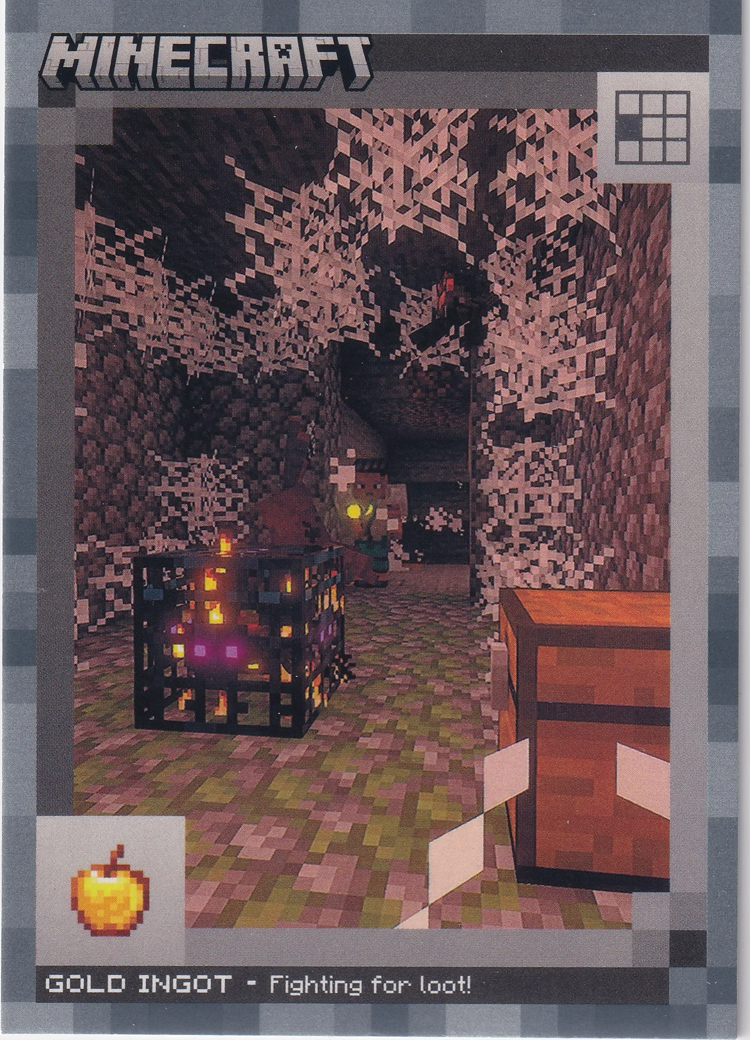 Gold Ingot 2024 Minecraft #94 Stone trading card - Front