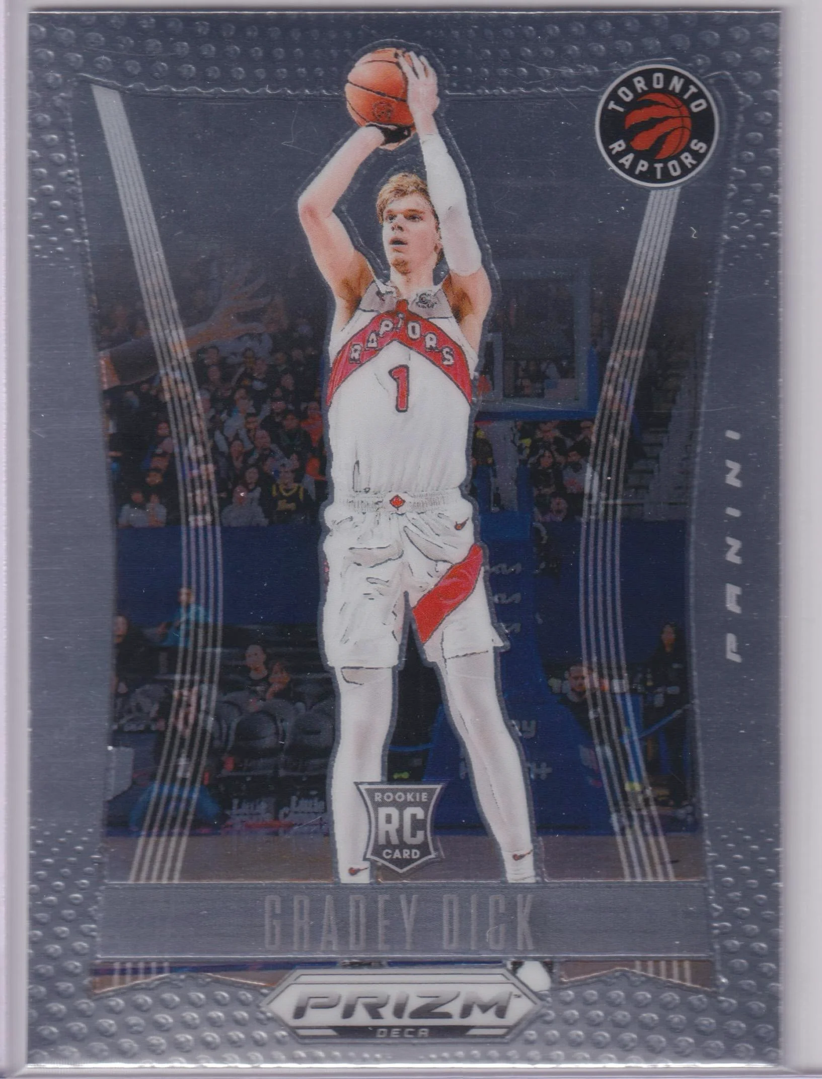 Gradey Dick 2023-24 Panini Prizm Deca #160 basketball rookie card - Front