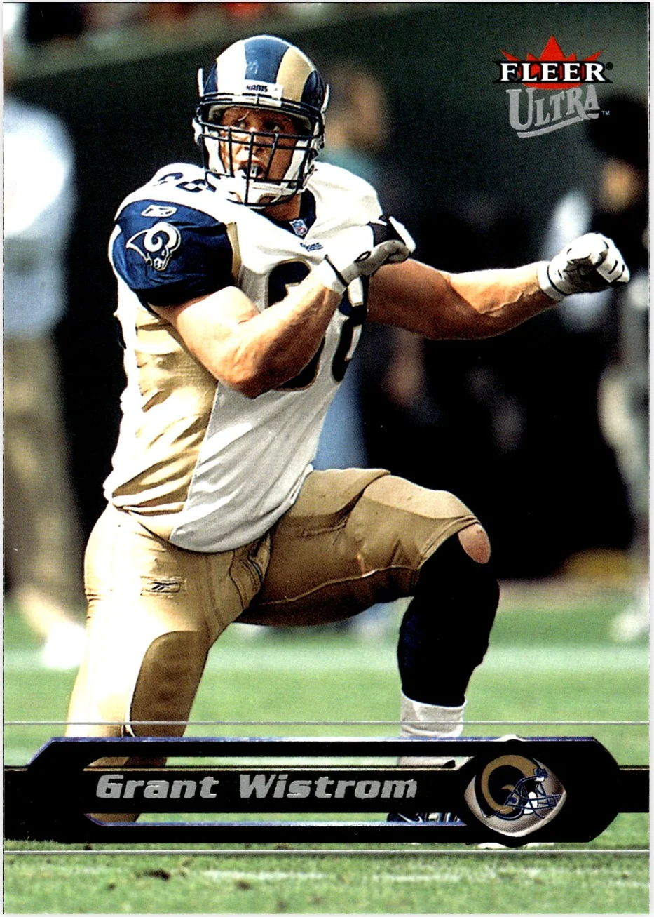 Grant Wistrom 2002 Ultra #24 football card - Front
