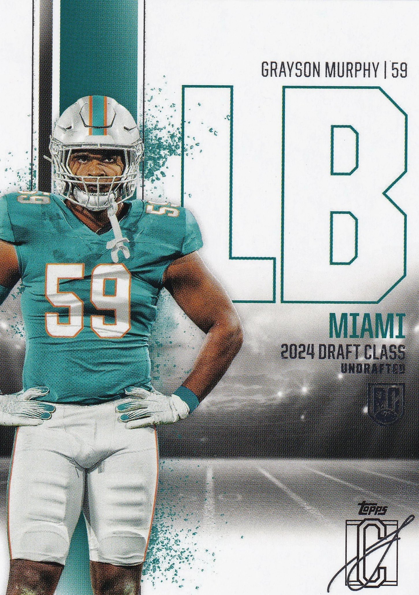 Grayson Murphy 2024 Topps Signature Series #148 Rookie football rookie card - Front