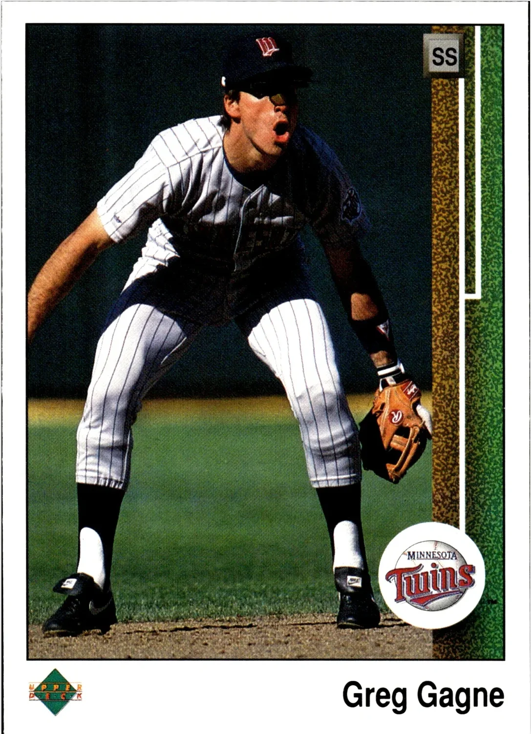 Greg Gagne 1989 Upper Deck #166 baseball card - Front