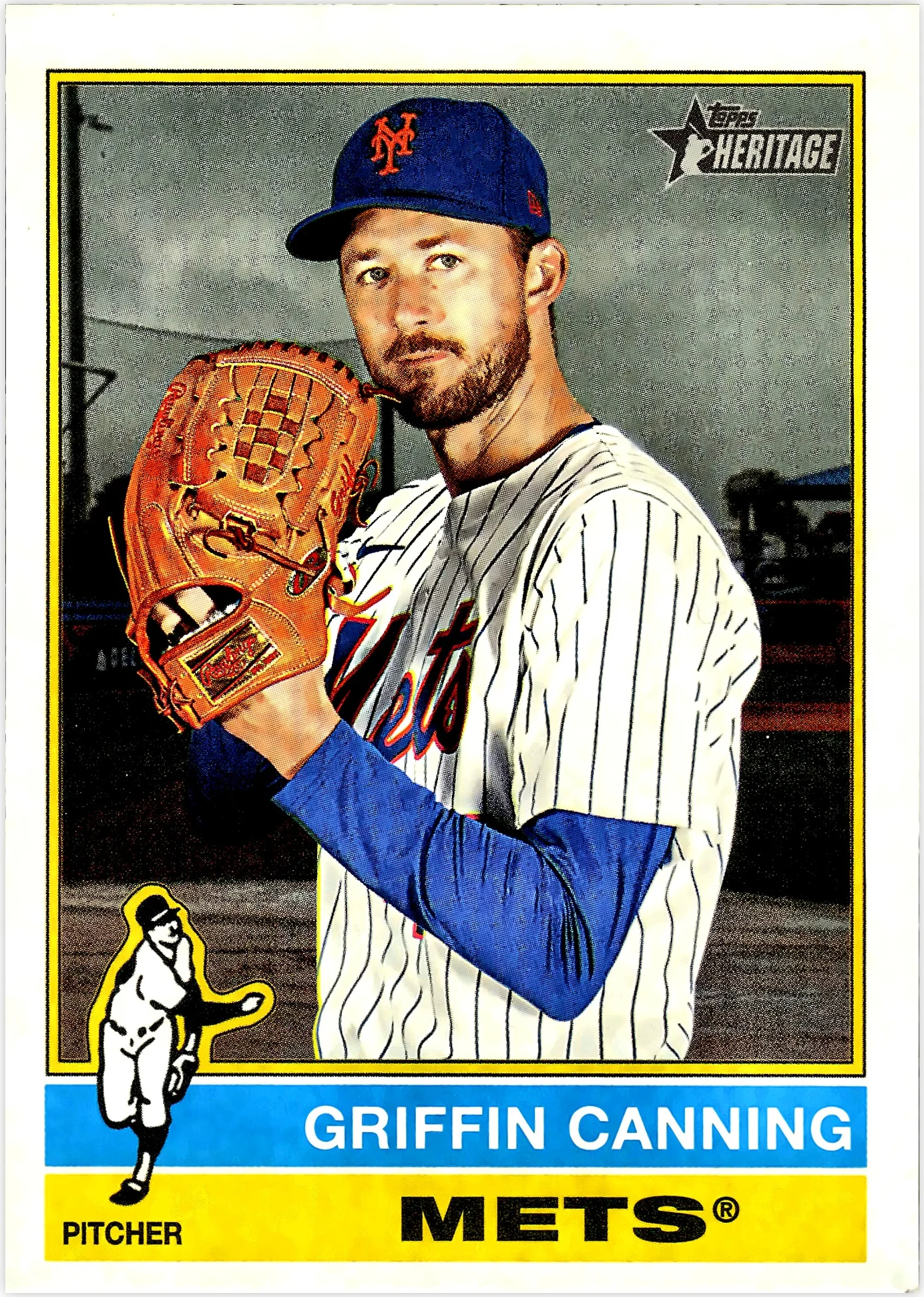 Griffin Canning 2025 Topps Heritage #608 baseball card - Front