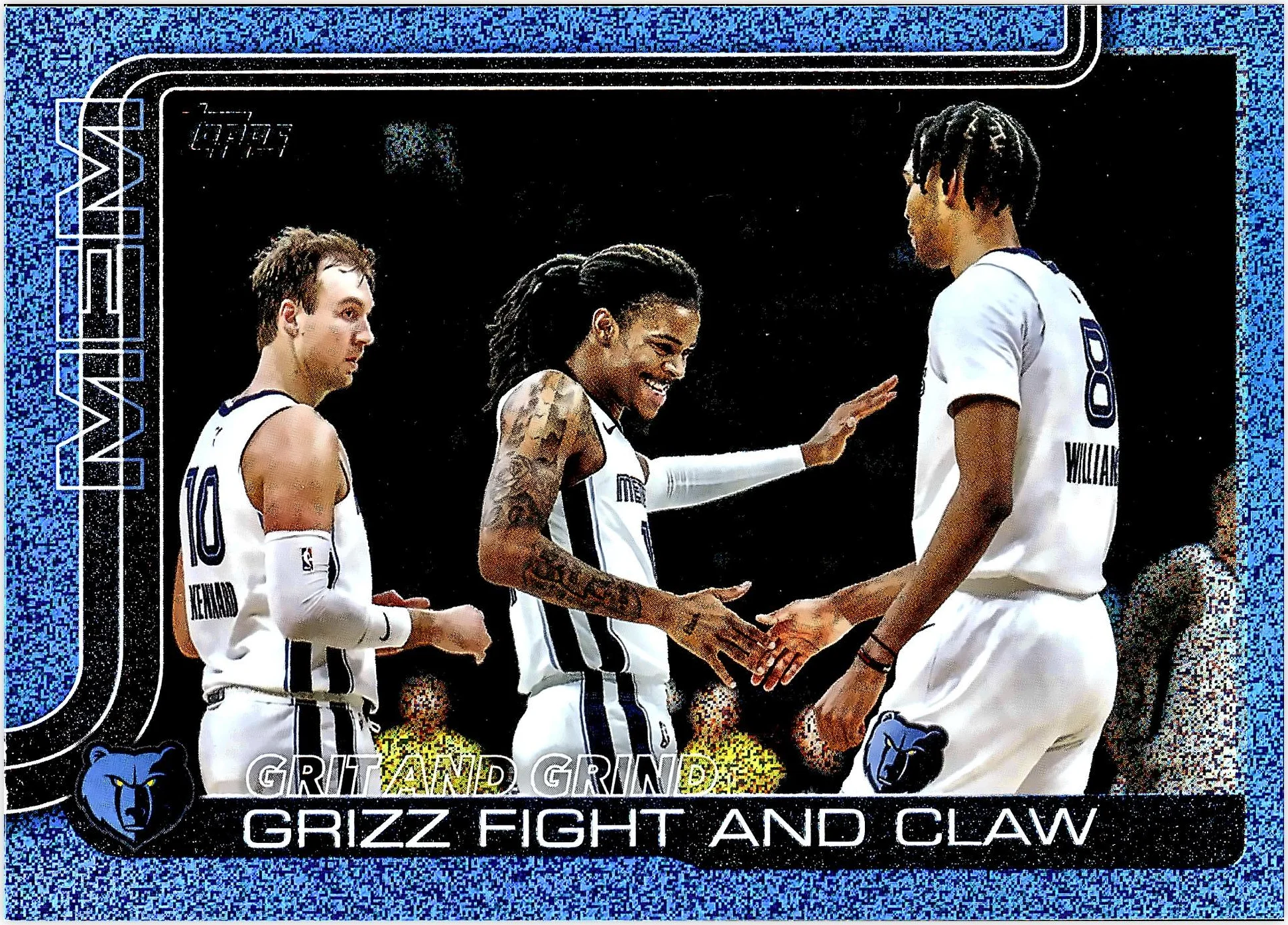 Grit and Grind: Grizz Fight and Claw 2025-26 Topps #298 basketball card - Front