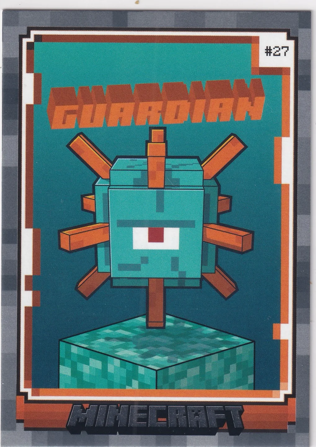 Guardian 2024 Panini Minecraft #27 trading card - Front