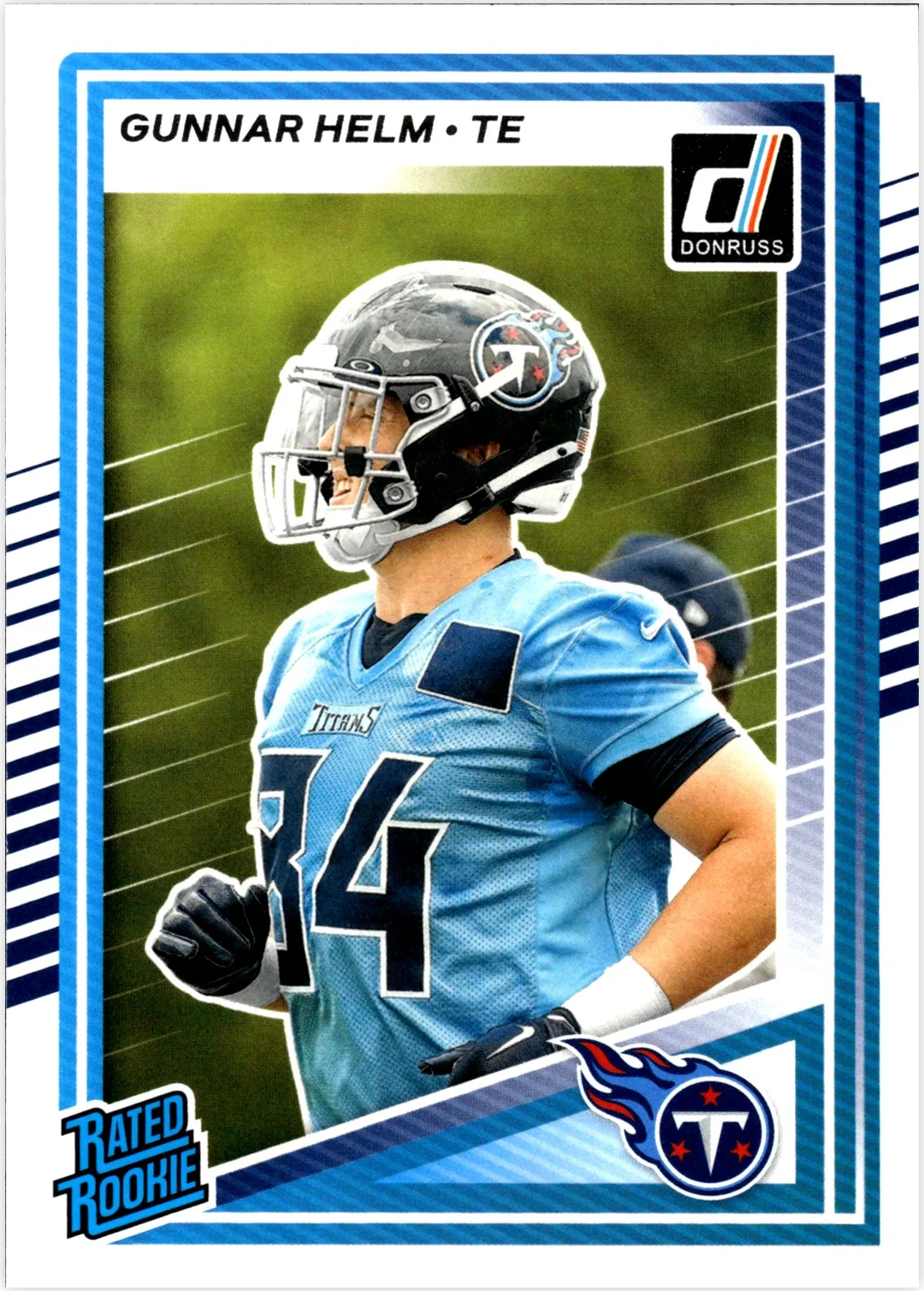 Gunnar Helm 2025 Donruss #371 football rookie card - Front