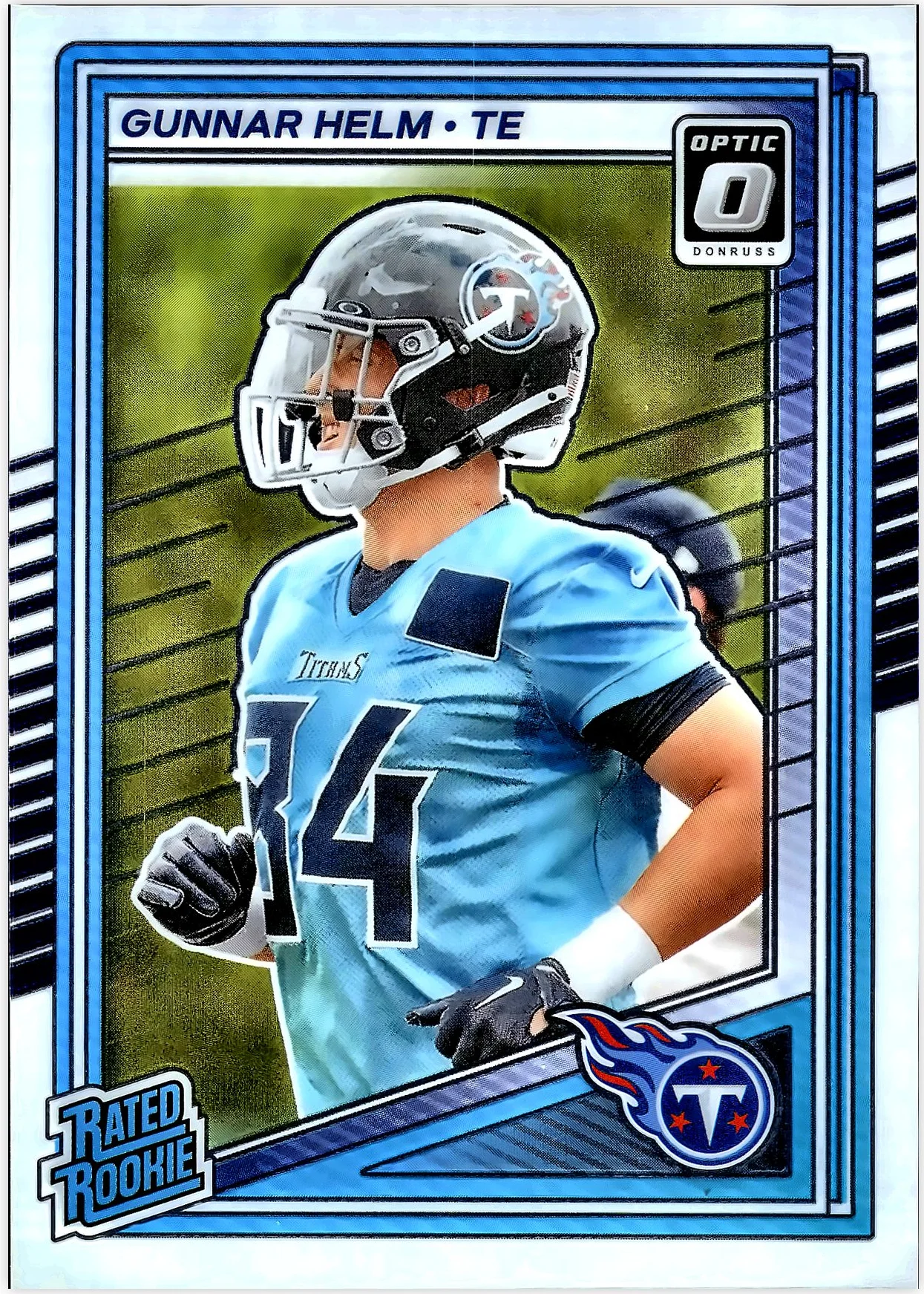 Gunnar Helm 2025 Donruss Optic #294 football rookie card - Front