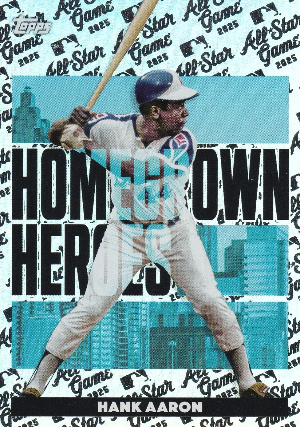 Hank Aaron 2025 Topps All Star Game #HH-25 Homegrown Heroes baseball card - Front