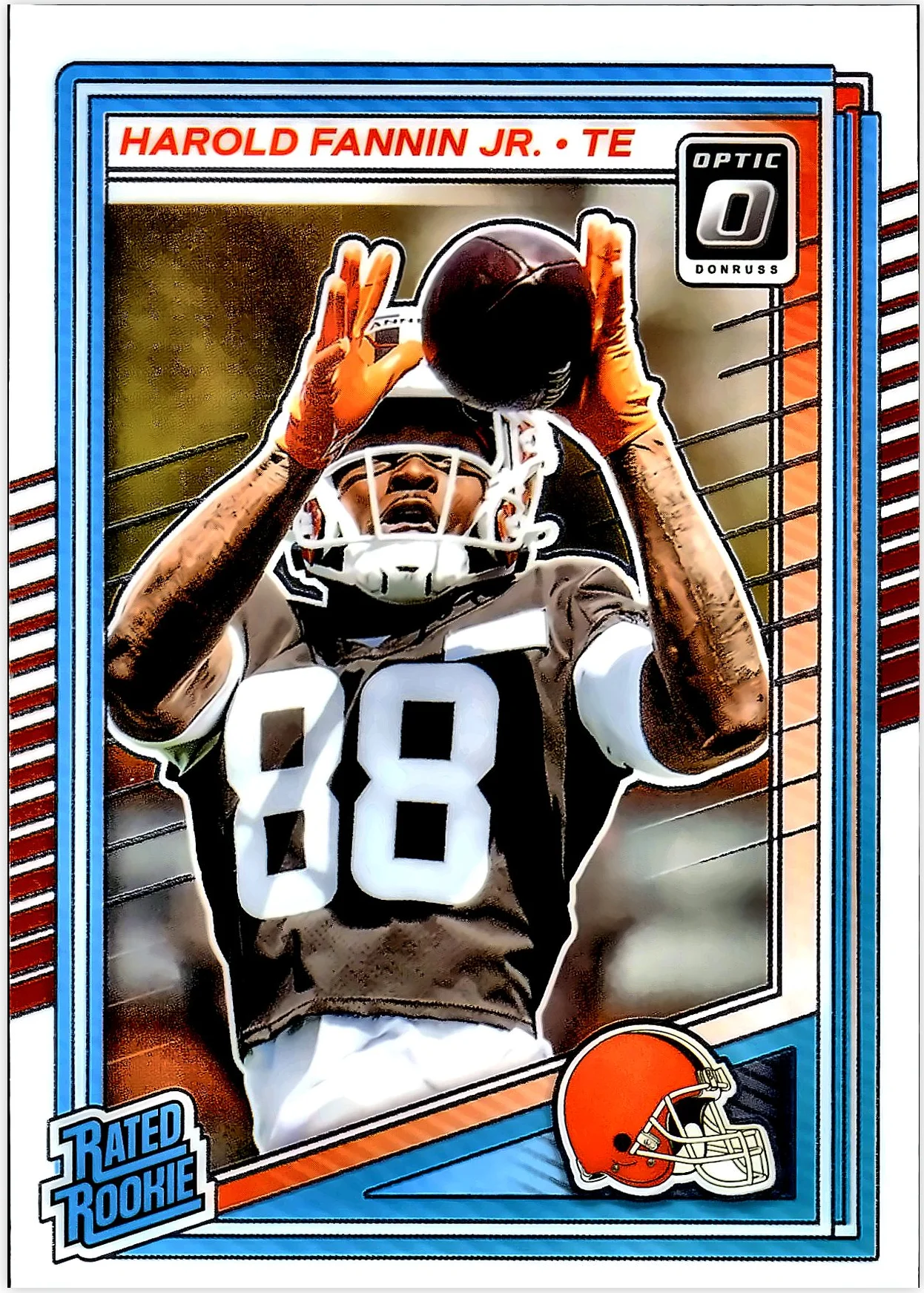 Harold Fannin 2025 Donruss Optic #284 football rookie card - Front