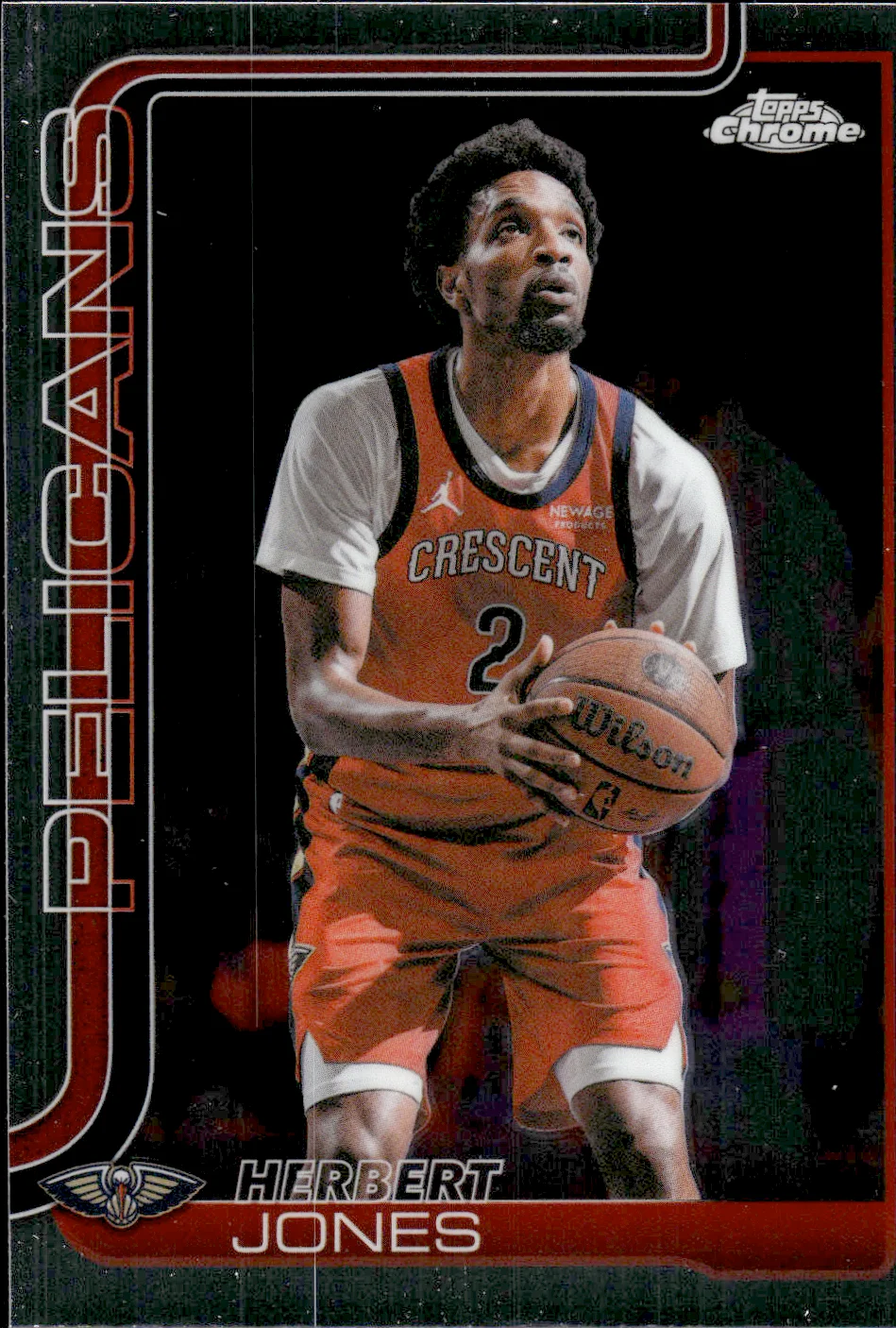Herbert Jones #114 2025 Topps Chrome Update Basketball basketball card - Front