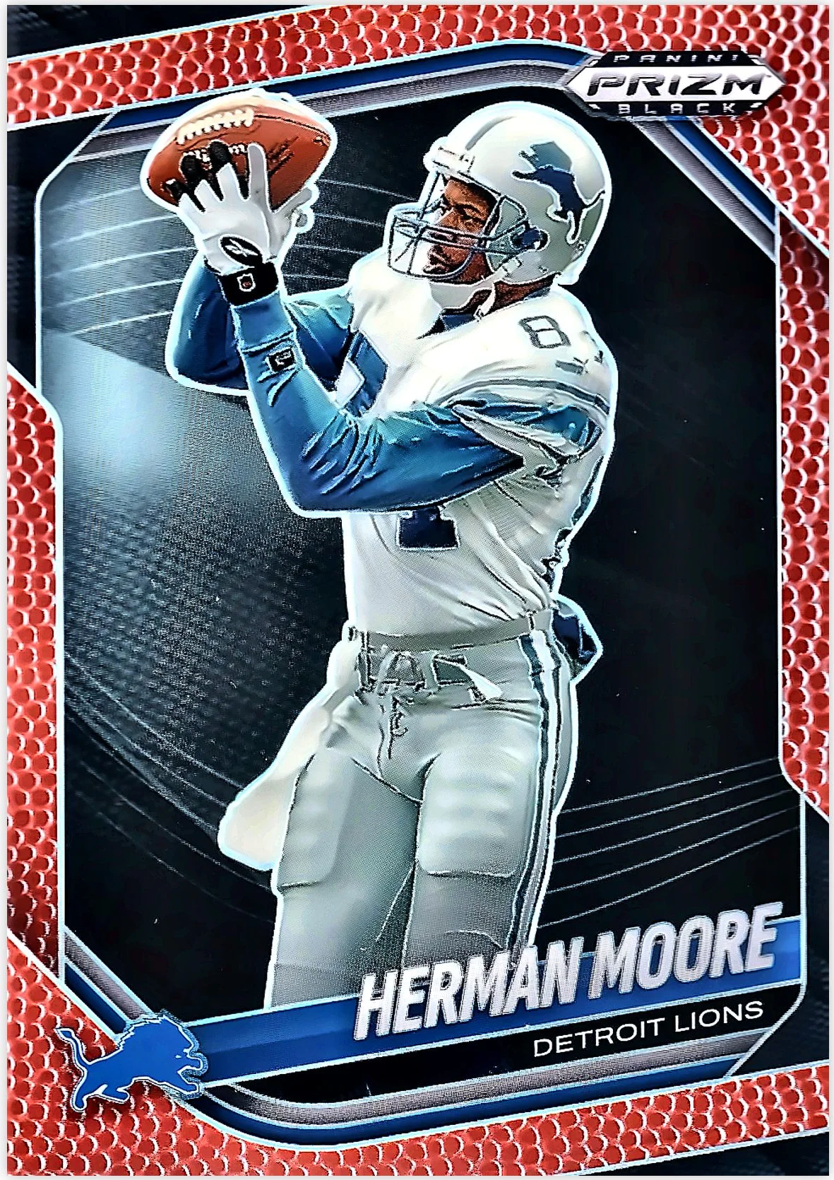 Herman Moore 2025 Panini Prizm Black #57 Prizms Football football card - Front
