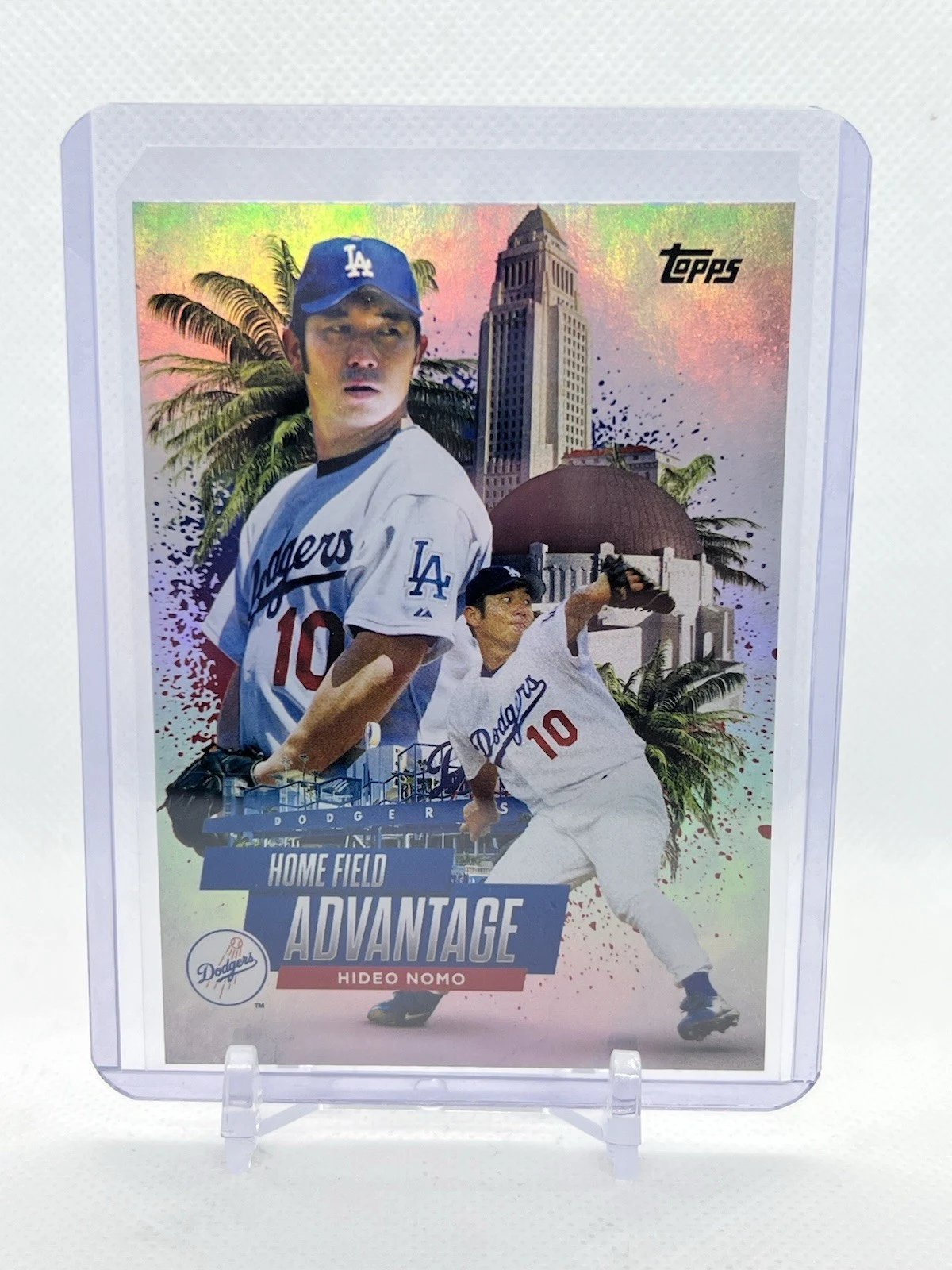 Hideo Nomo #LHA-10 2025 Topps Update Series Baseball Legendary Home Field Advantage front