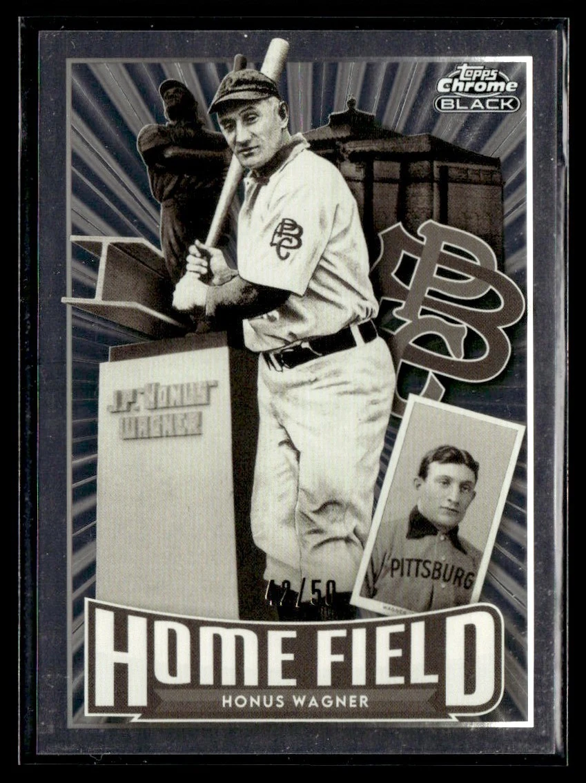 Honus Wagner #CBHA-12 2026 Topps Chrome Black Baseball Home Field Advantage front
