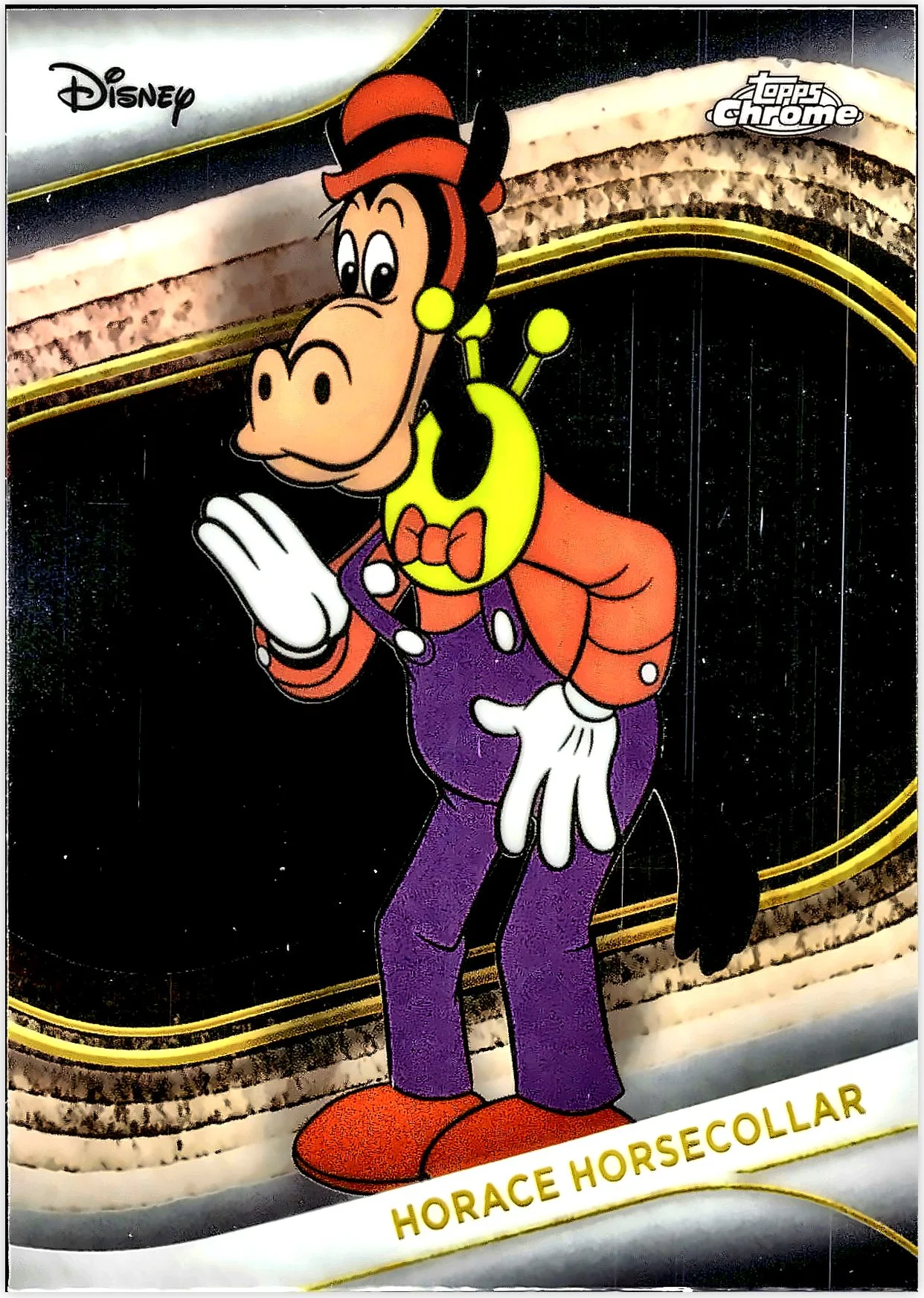 Horace Horsecollar 2025 Topps Chrome Disney #166 trading card - Front