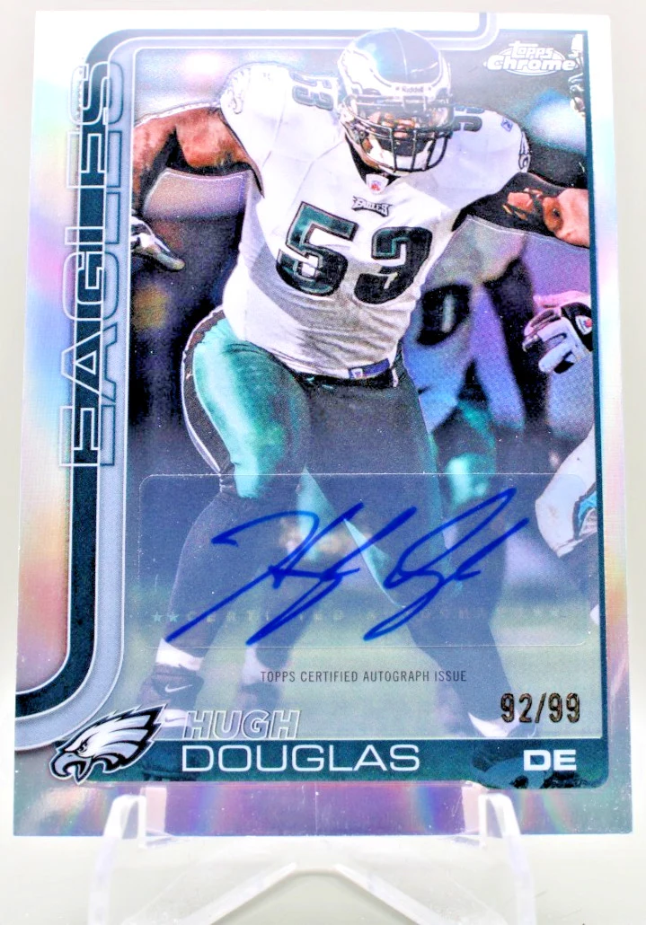 Hugh Douglas 2025 Topps Chrome Football card