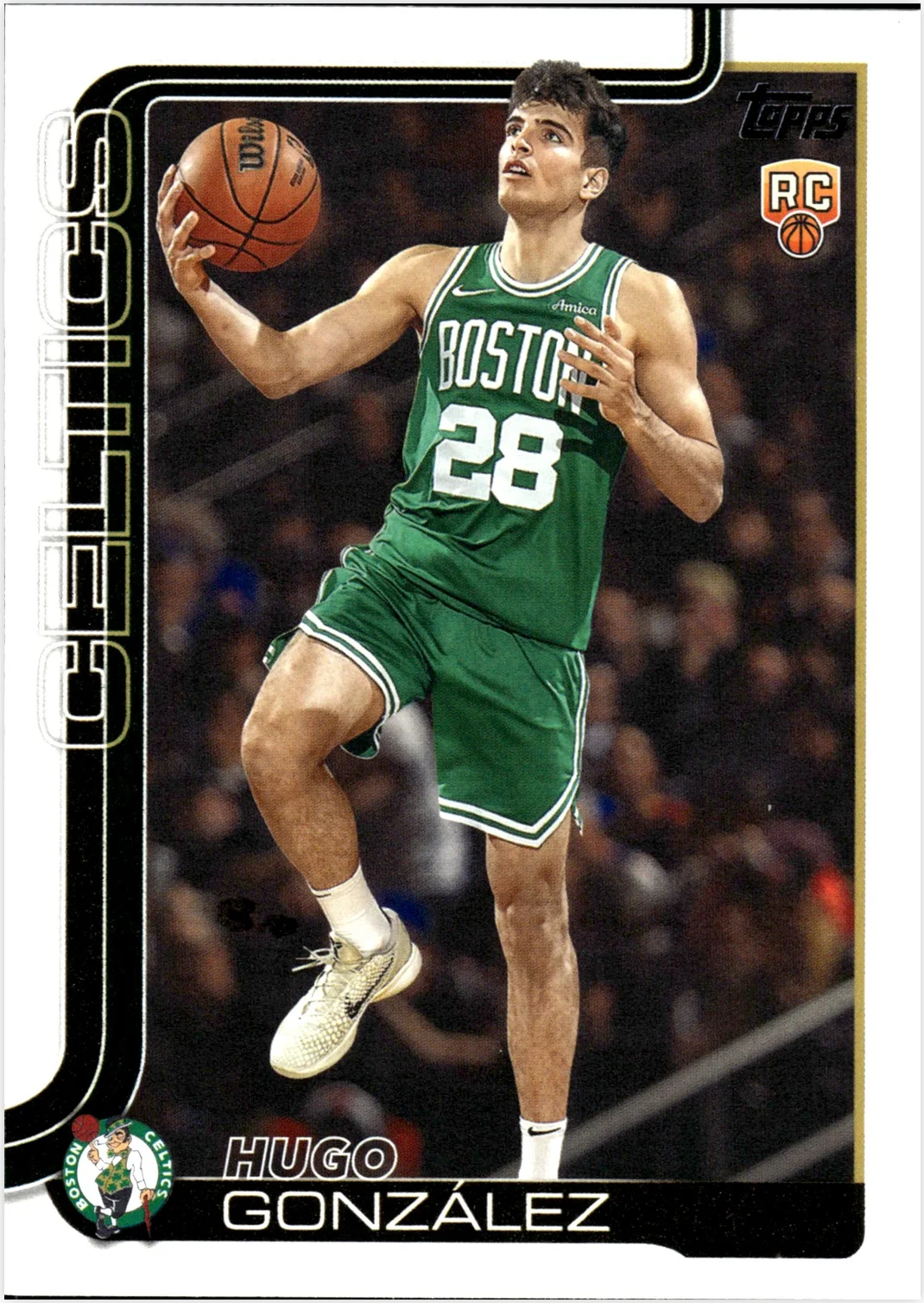 Hugo González 2025-26 Topps #228 basketball rookie card - Front