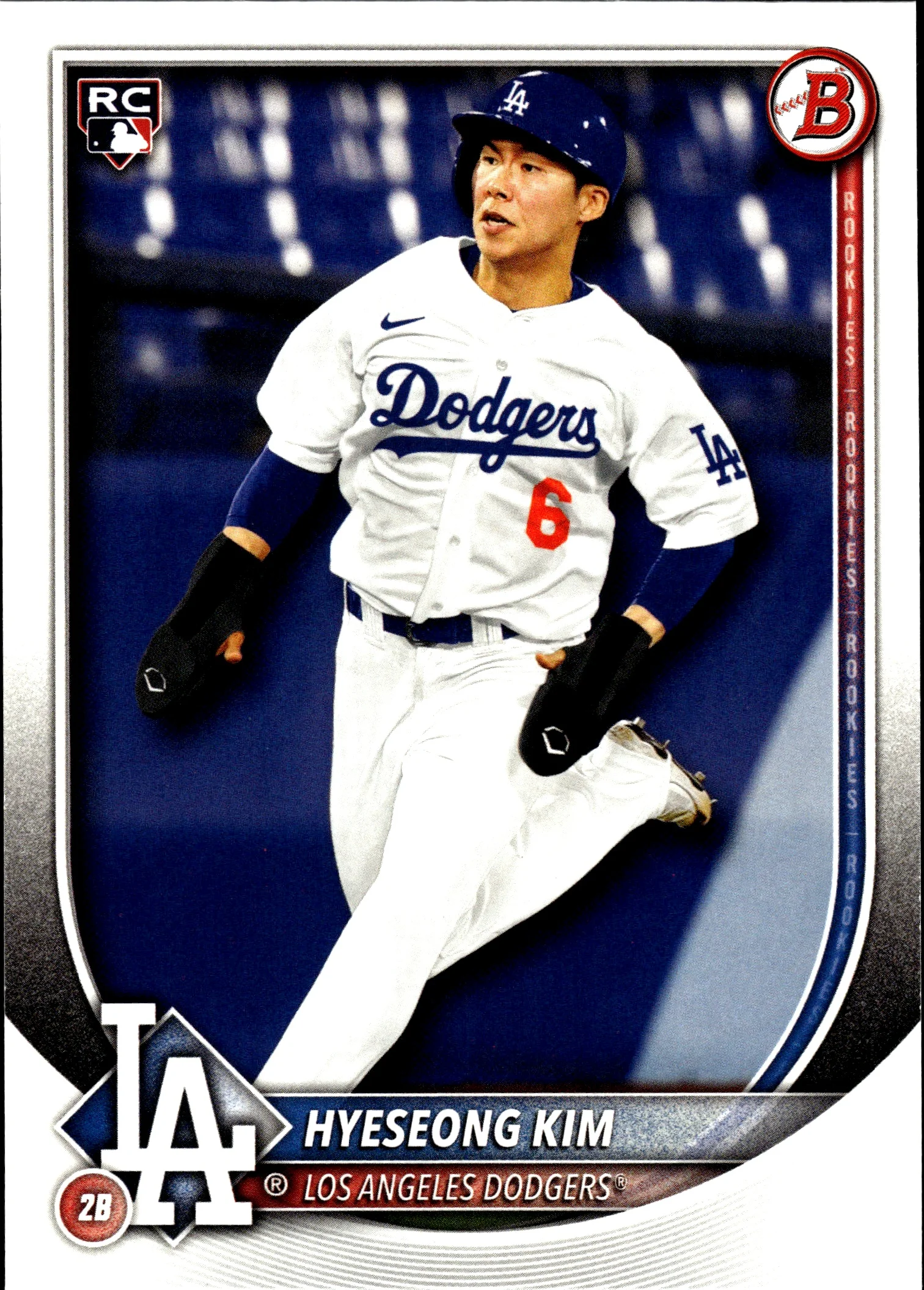 Hyeseong Kim 2025 Bowman #91 baseball rookie card - Front