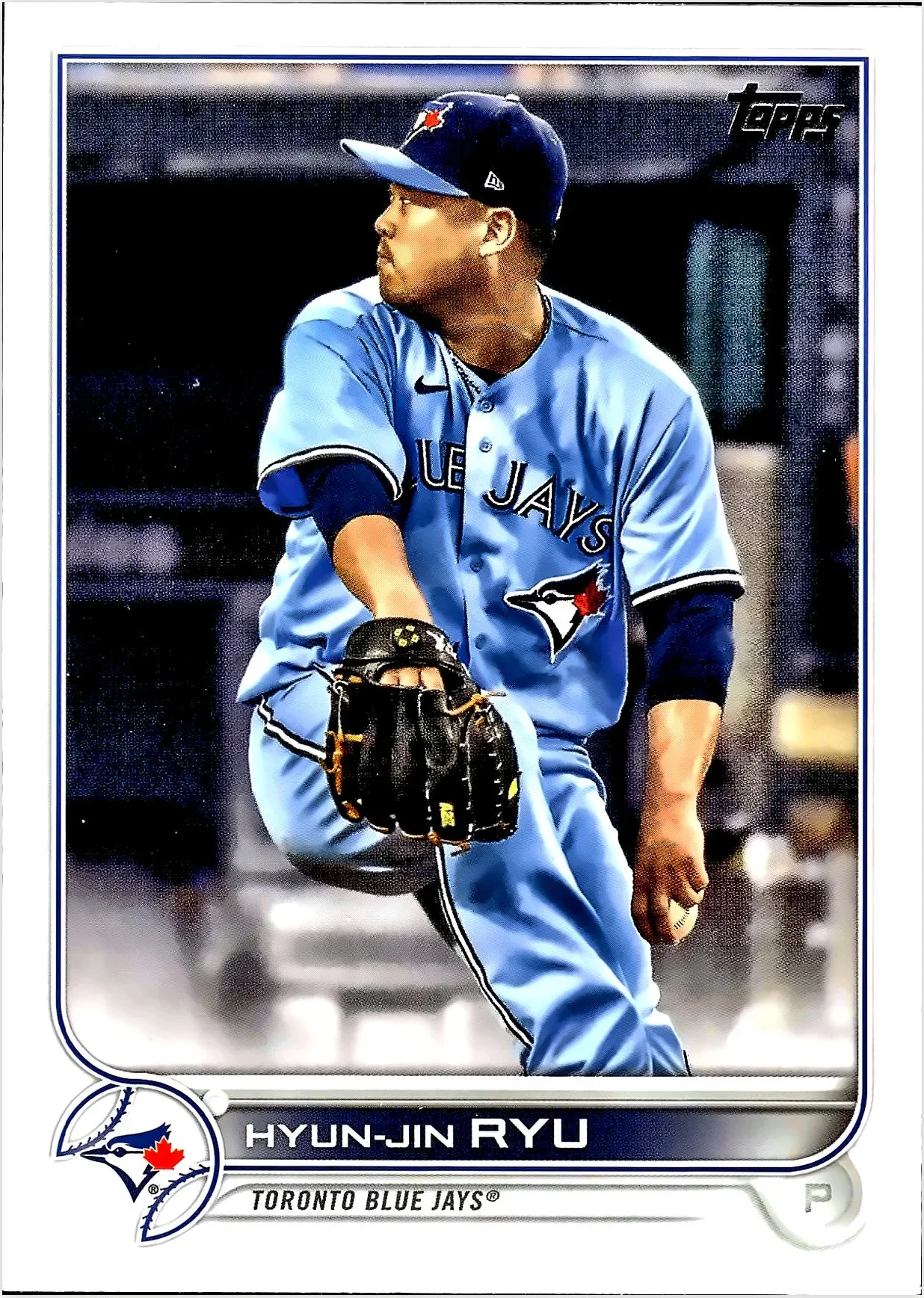 Hyun-Jin Ryu 2022 Topps #297 582 Montgomery baseball card - Front