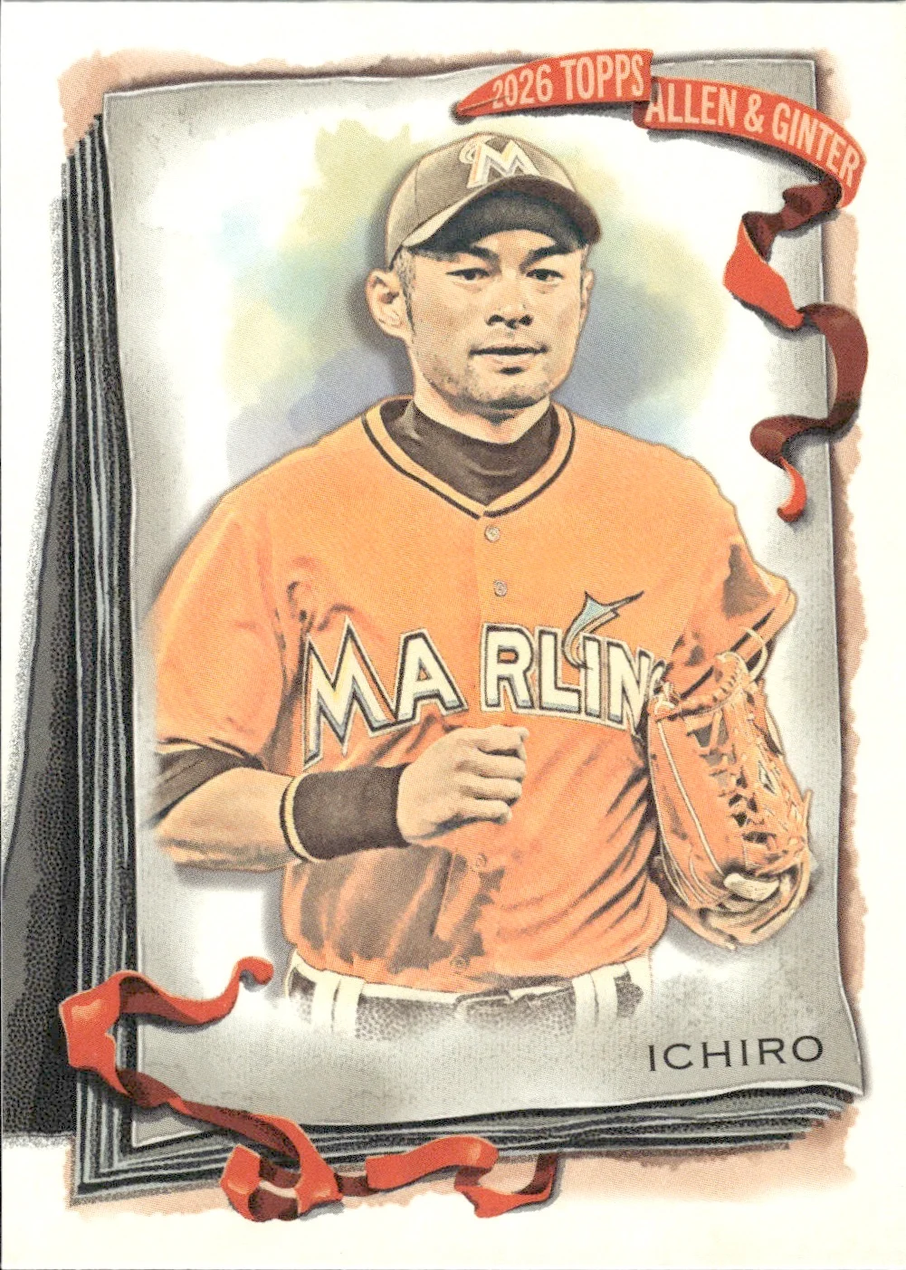 Ichiro Suzuki #167 2026 Topps Allen & Ginter trading card - Front