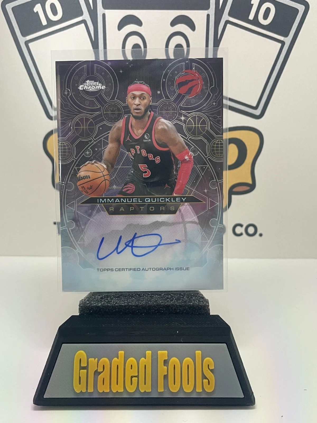 Immanuel Quickley 2025 Topps Chrome Basketball card