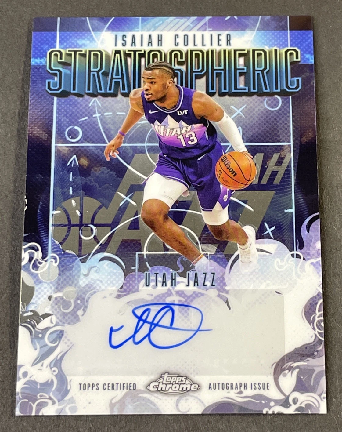 Isaiah Collier 2025 Topps Chrome Basketball card