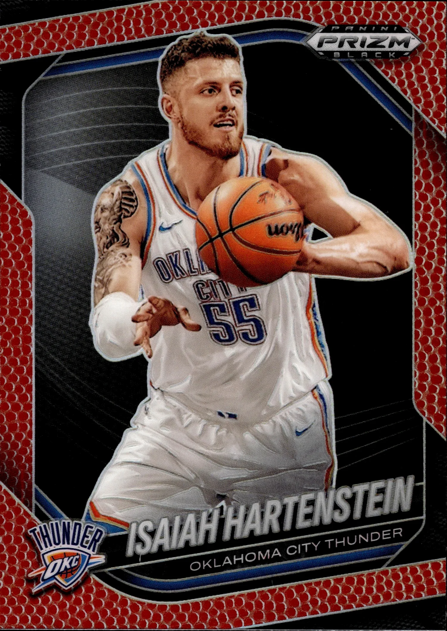 Isaiah Hartenstein 2024-25 Panini Prizm Black #118 Basketball basketball card - Front
