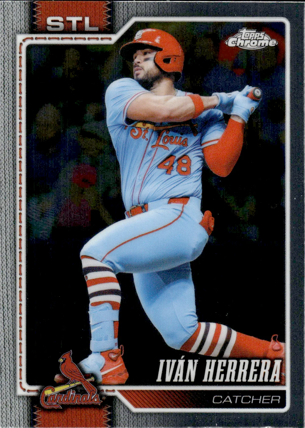 Iván Herrera #82 2026 Topps Chrome Baseball baseball card - Front