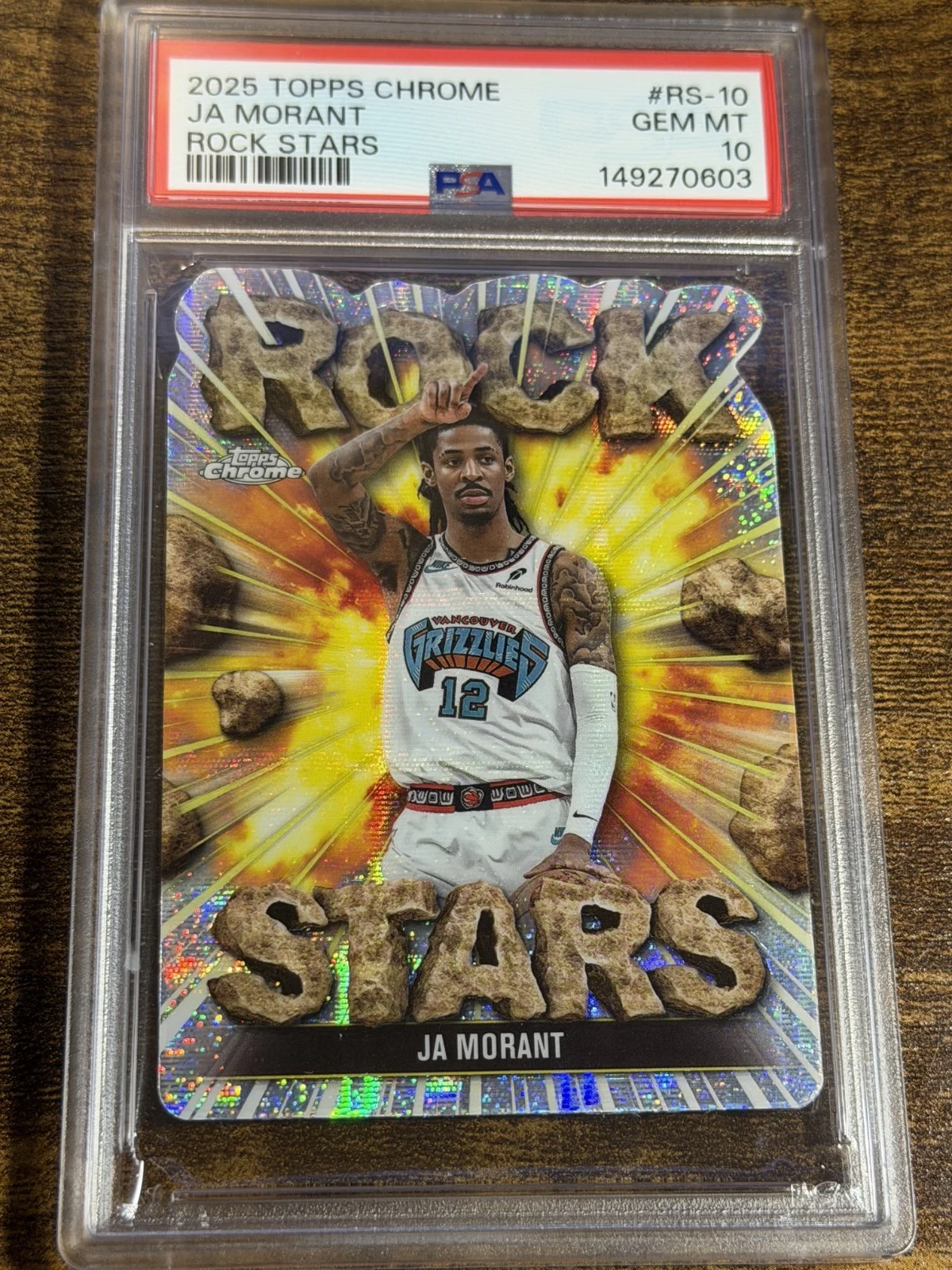 Ja Morant 2025-26 Topps Chrome card