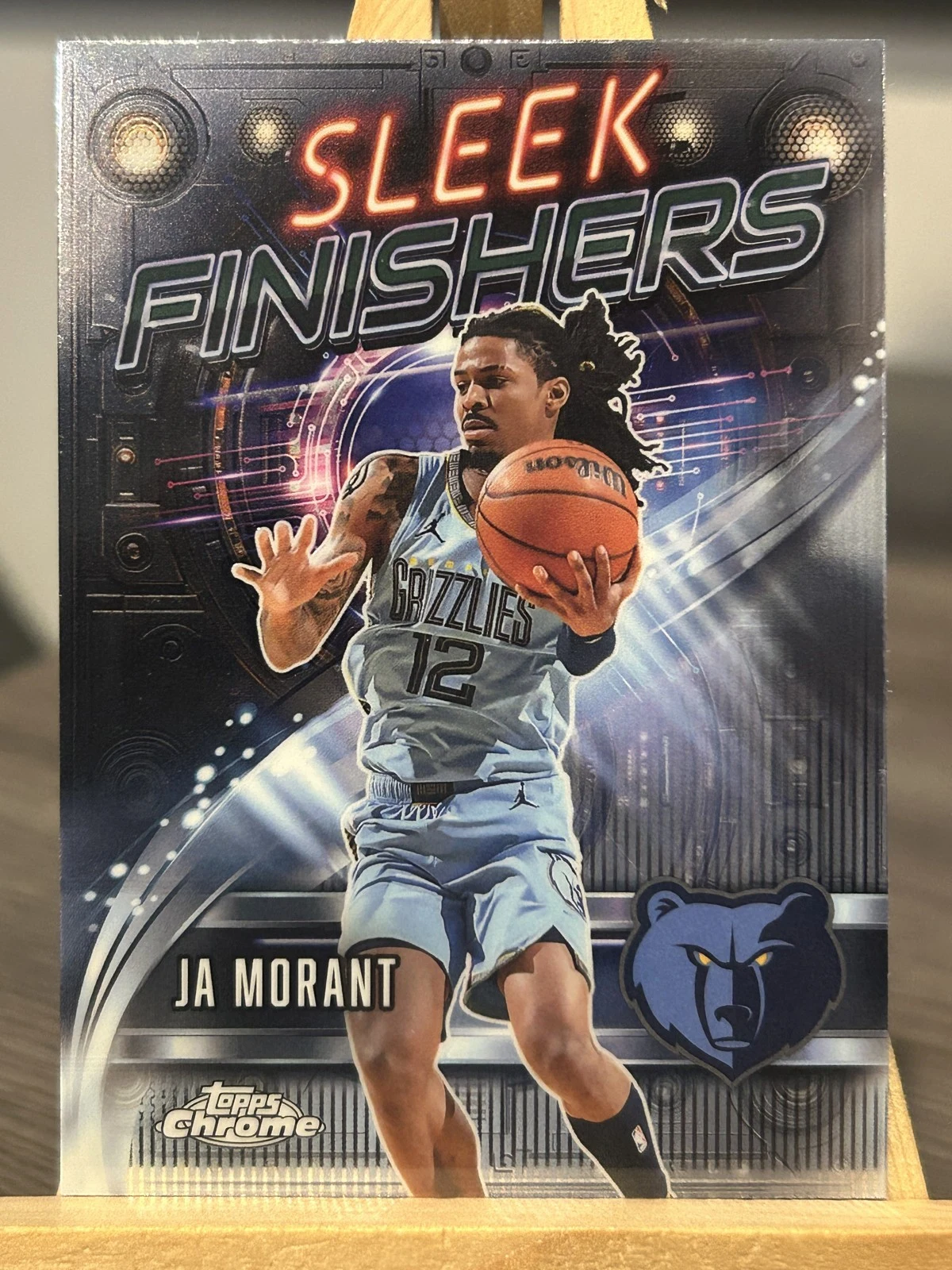 Ja Morant 2025 Topps Chrome Basketball card