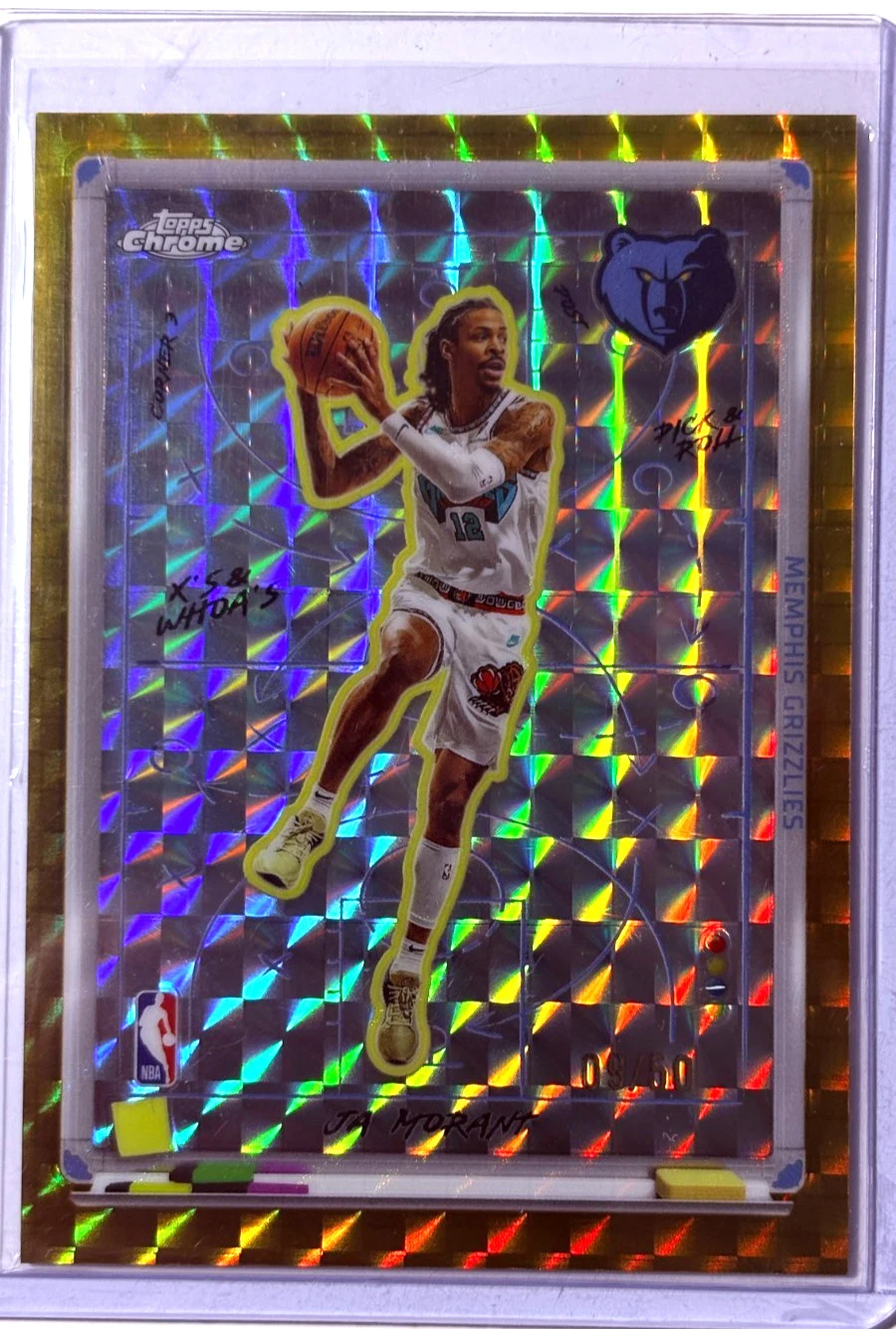 Ja Morant 2025 Topps Chrome Basketball card