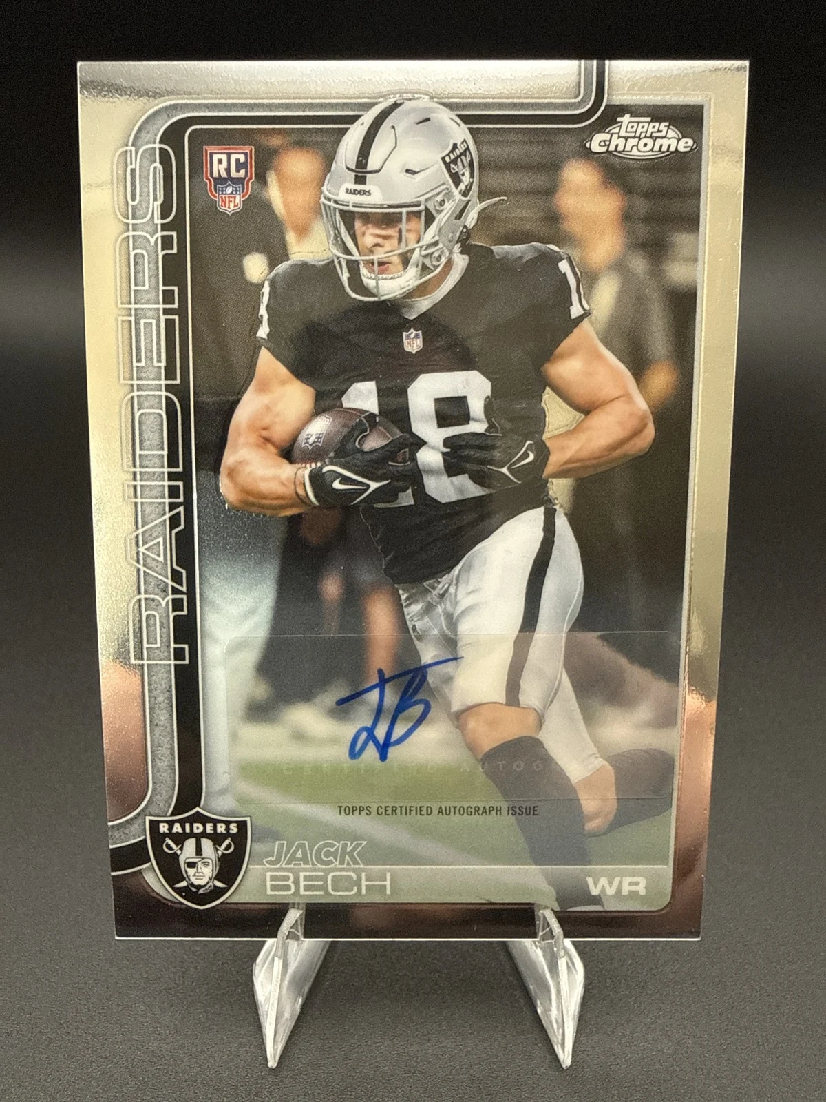 Jack Bech 2025 Topps Chrome Football card